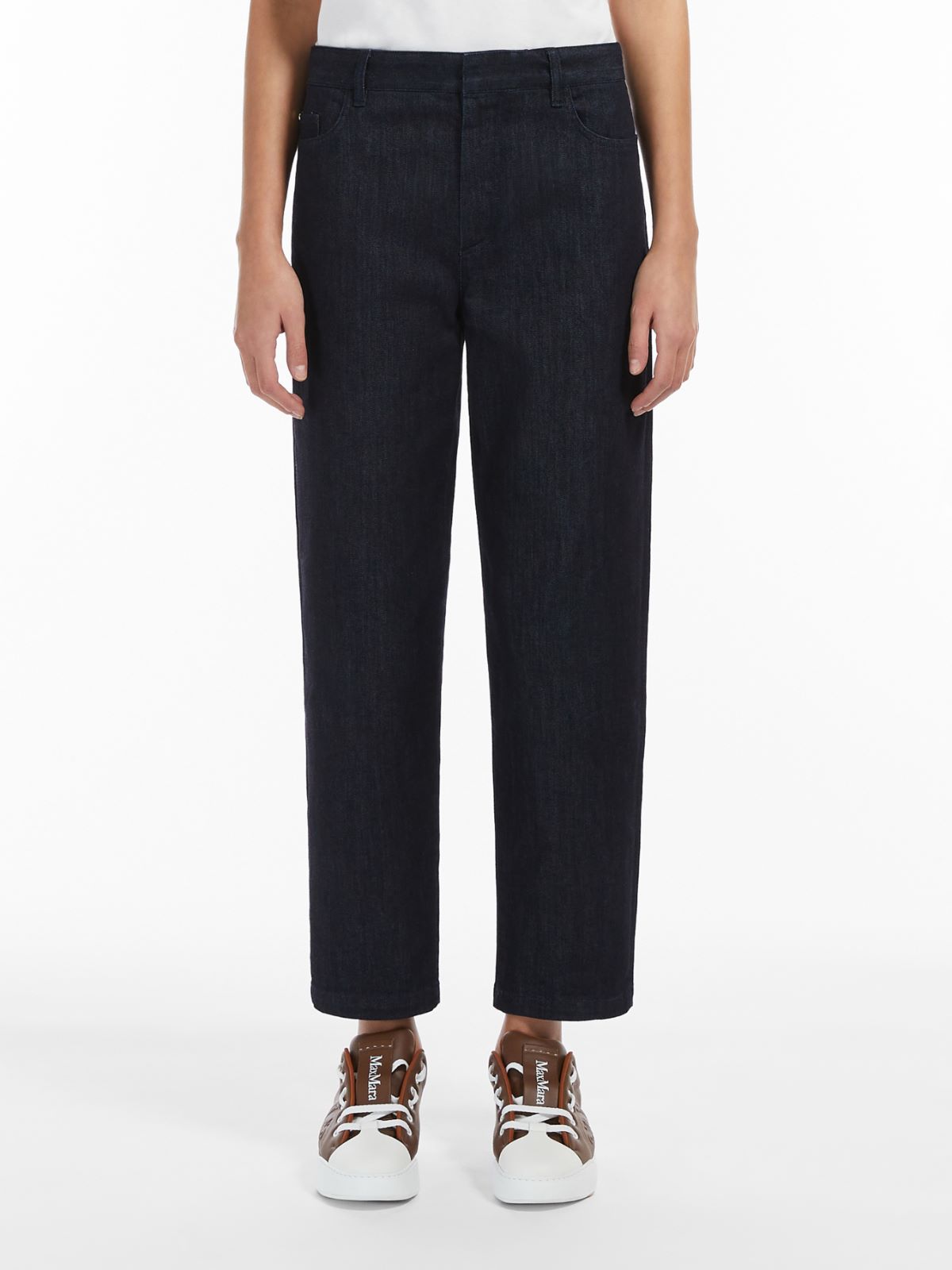 Barrel-leg denim jeans - MIDNIGHTBLUE - Max Mara - 2