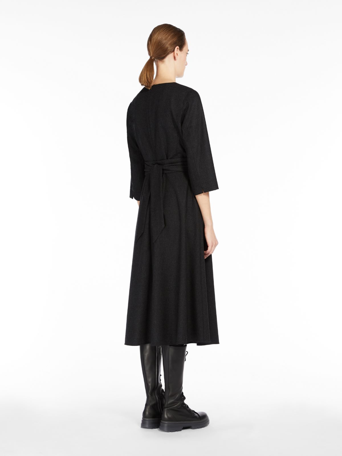 Flannel dress - DARK GREY - Max Mara - 2