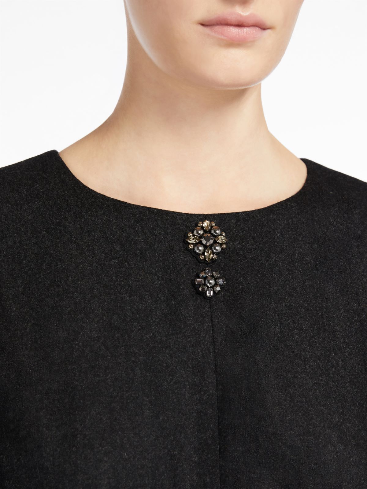 Flannel dress - DARK GREY - Max Mara - 3