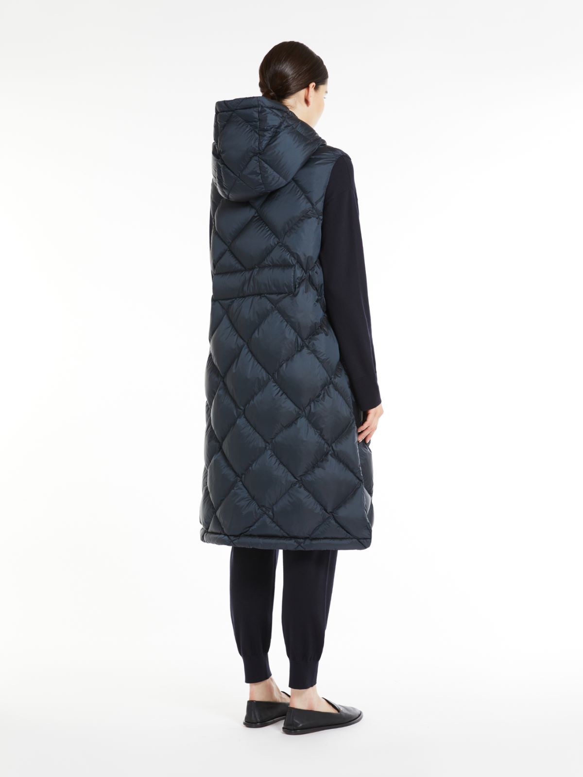 Water-repellent canvas gilet - MIDNIGHTBLUE - Max Mara - 3