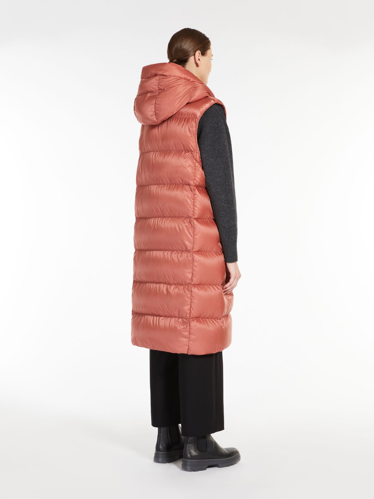 Water-repellent canvas gilet - CORAL - Max Mara - 3