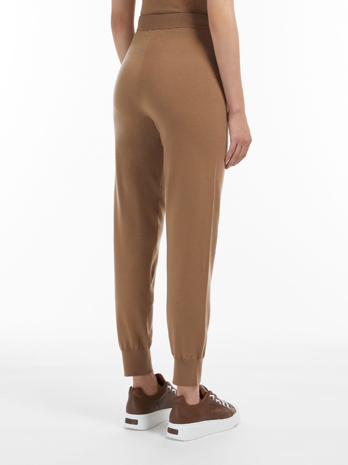 Stretch wool trousers - CAMEL - Max Mara - 3