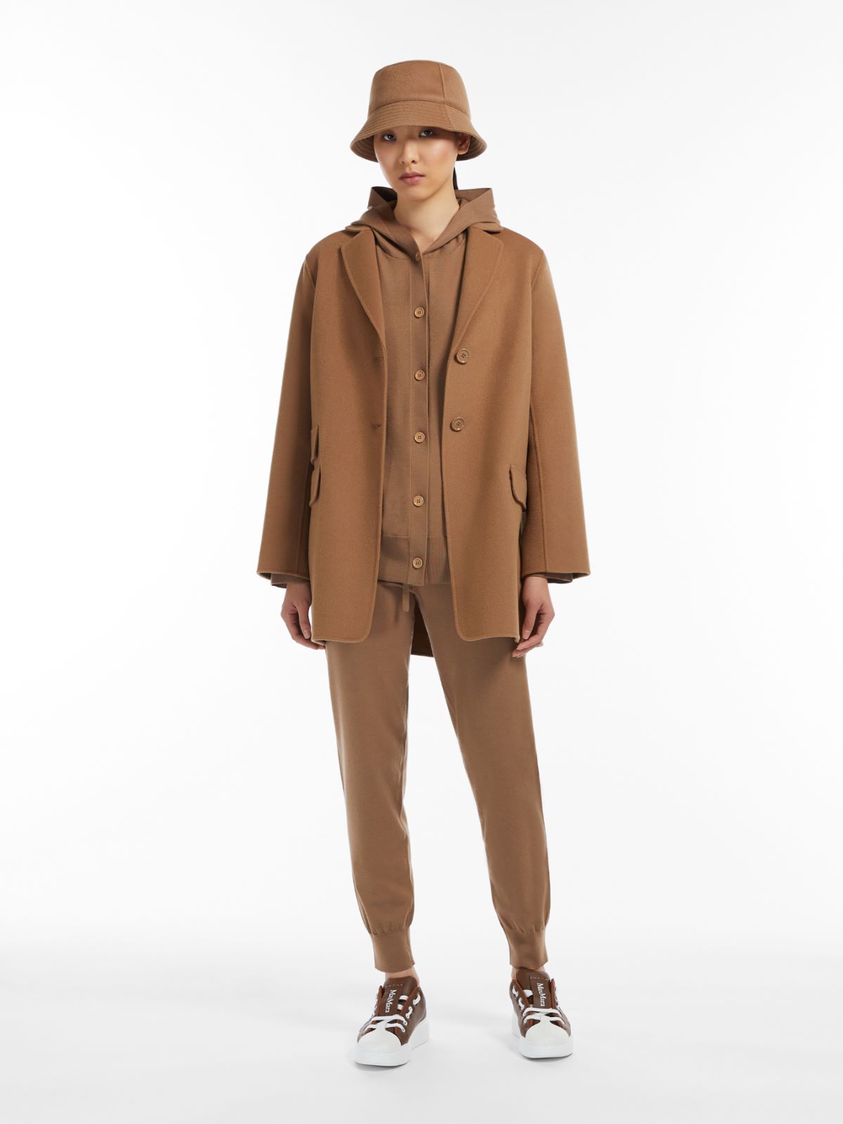 Stretch wool trousers - CAMEL - Max Mara