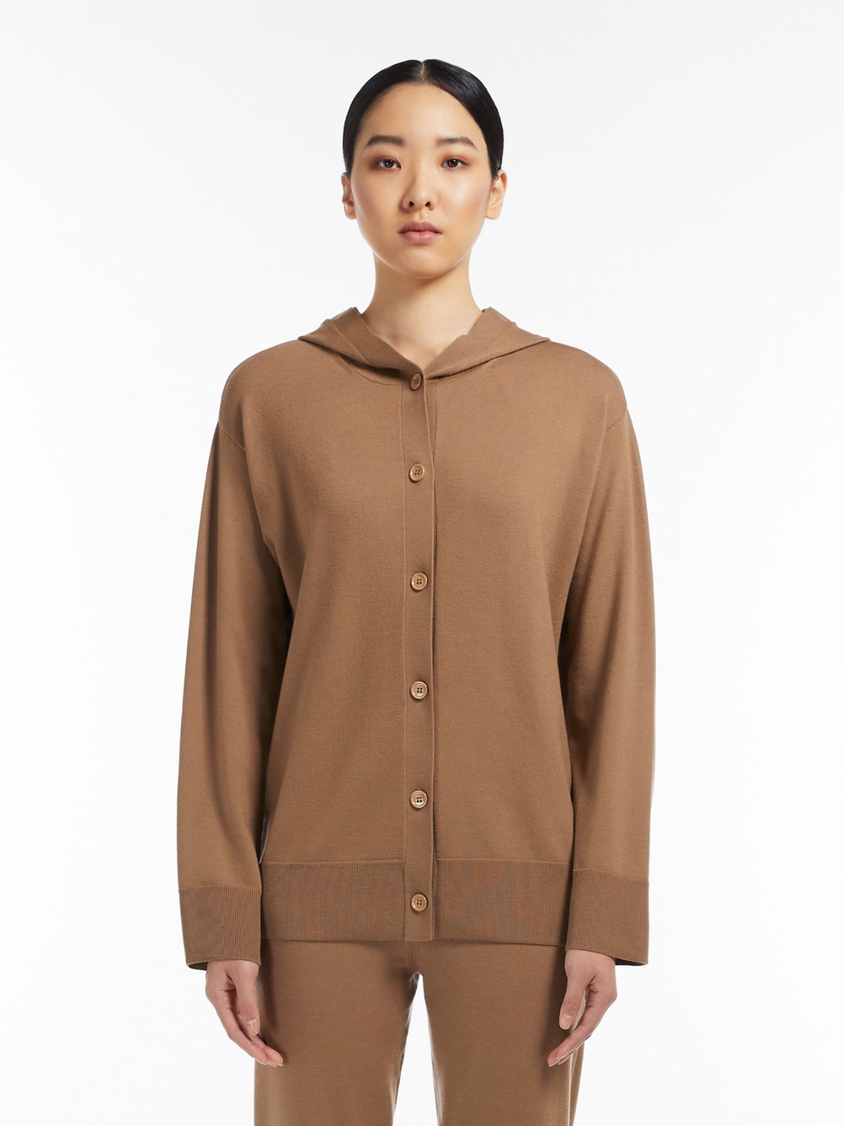 Stretch wool sweatshirt - CAMEL - Max Mara - 2
