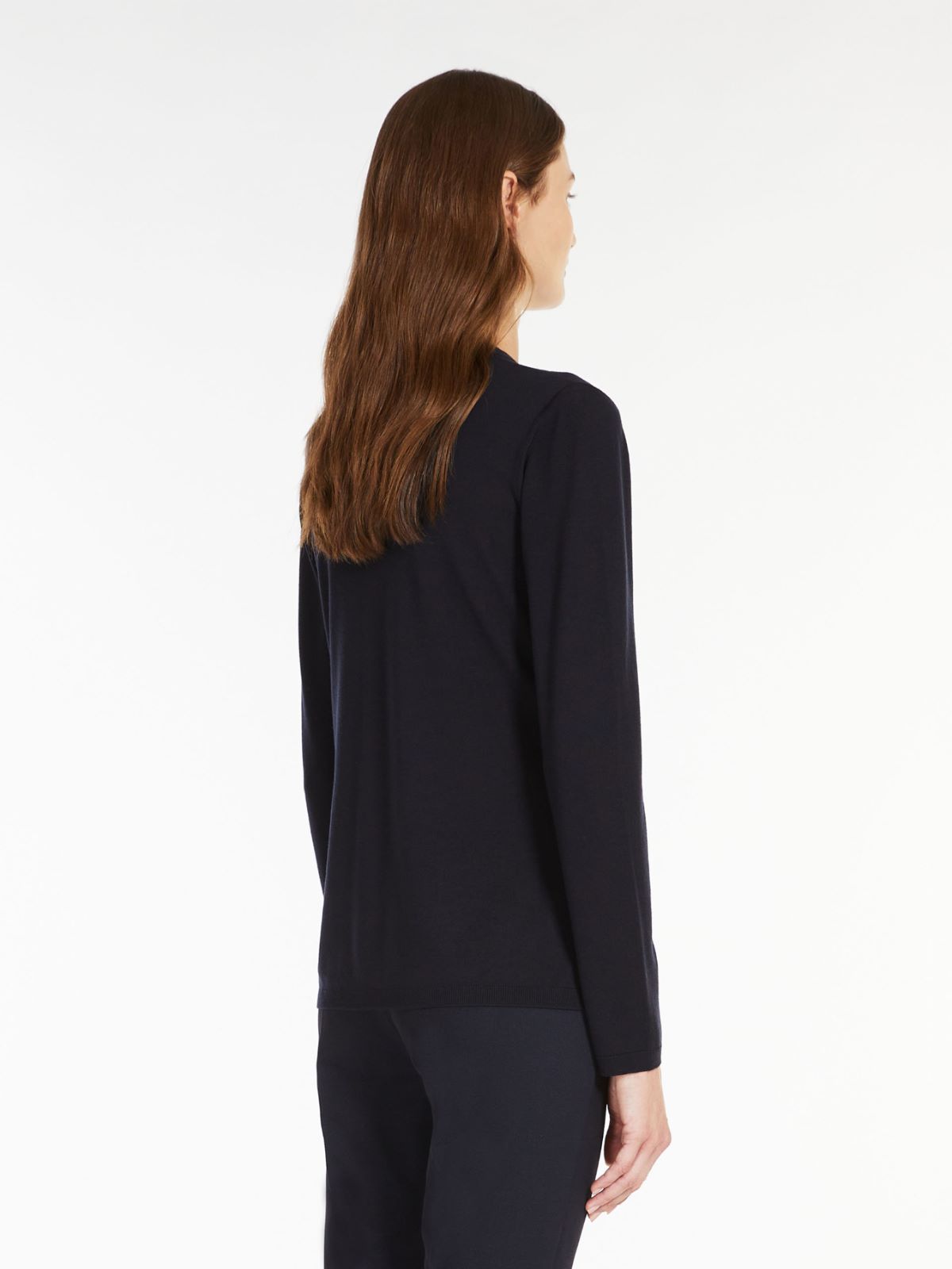 Wool cardigan - NAVY - Max Mara - 3