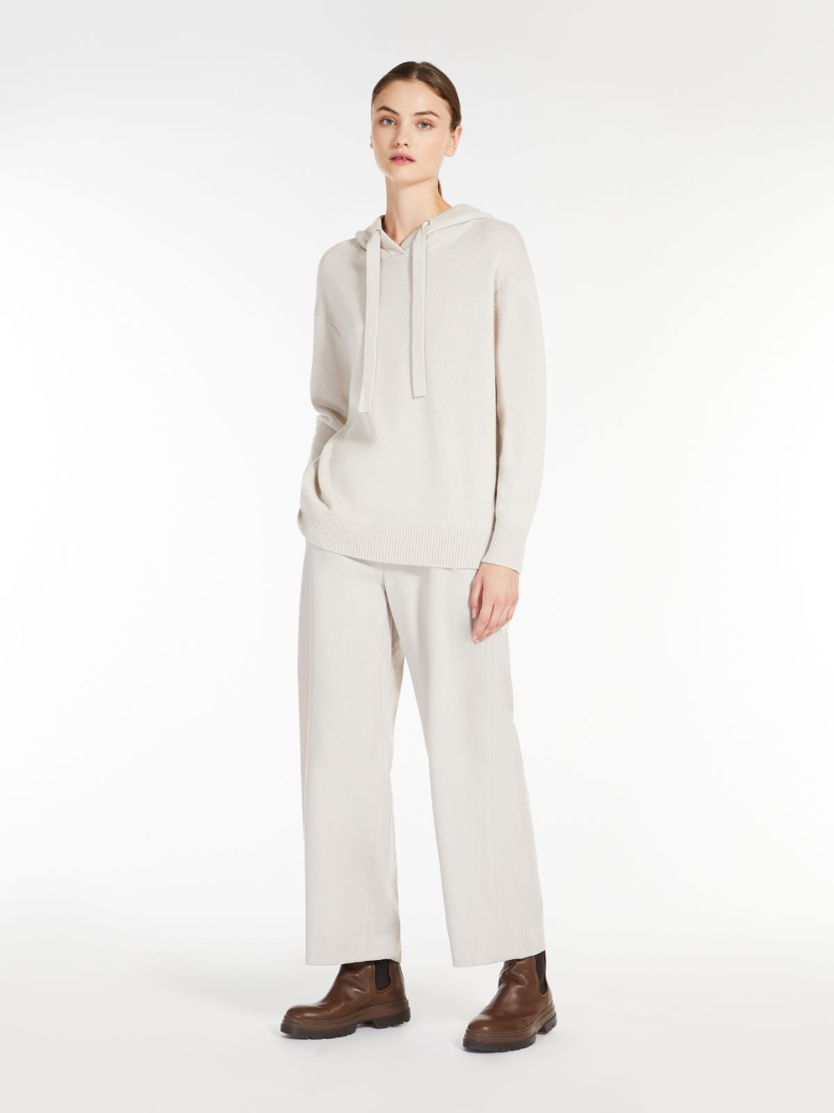 Wool and cashmere sweater - ECRU - Max Mara