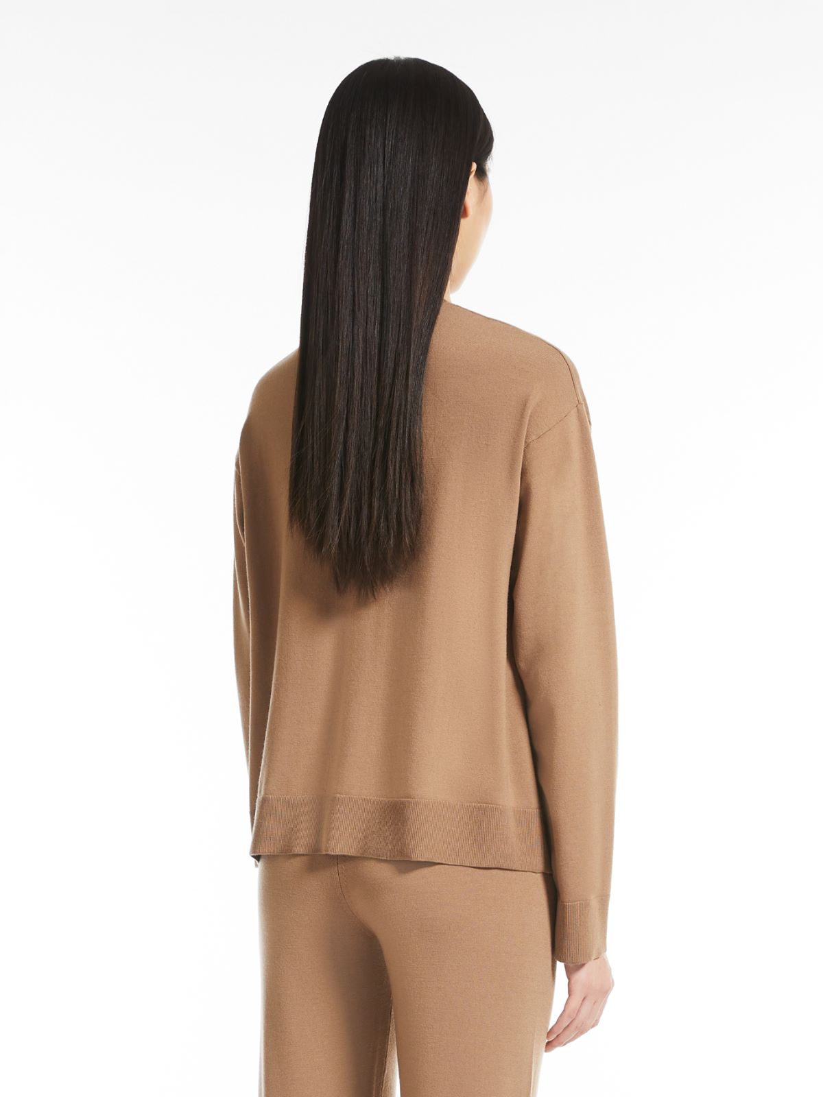 Pullover aus Wolle mit Stretch - KAMEL - Max Mara - 3