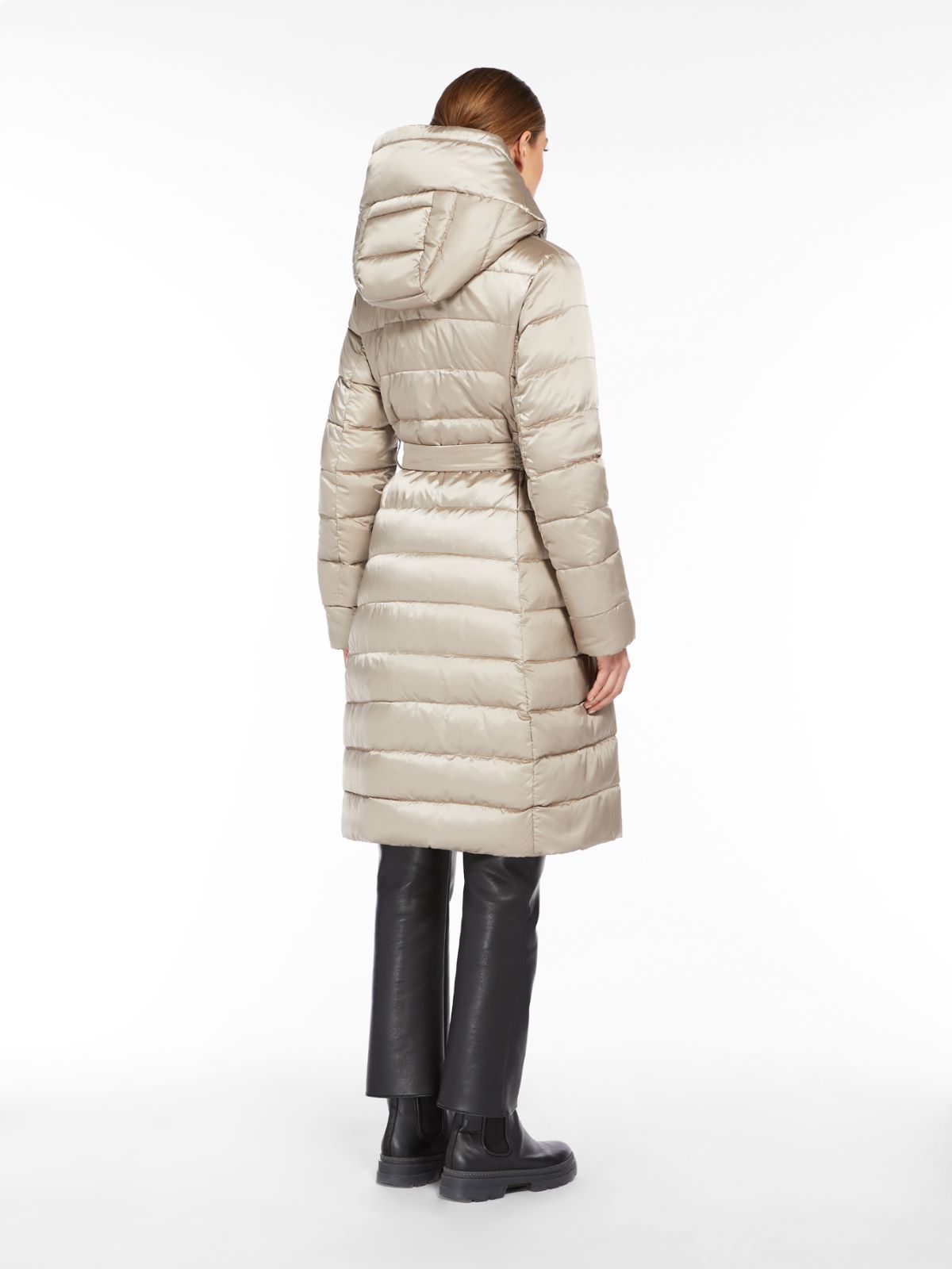 Reversible water-repellent satin parka - LIGHT - Max Mara - 3