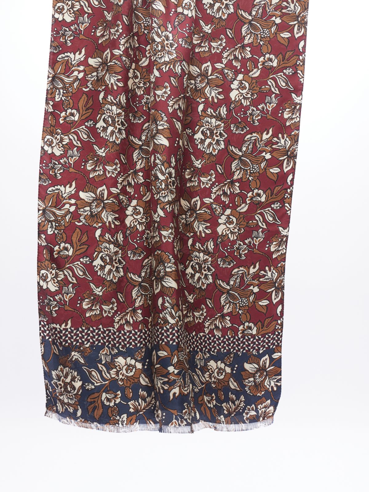 Printed silk stole - BORDEAUX - Max Mara
