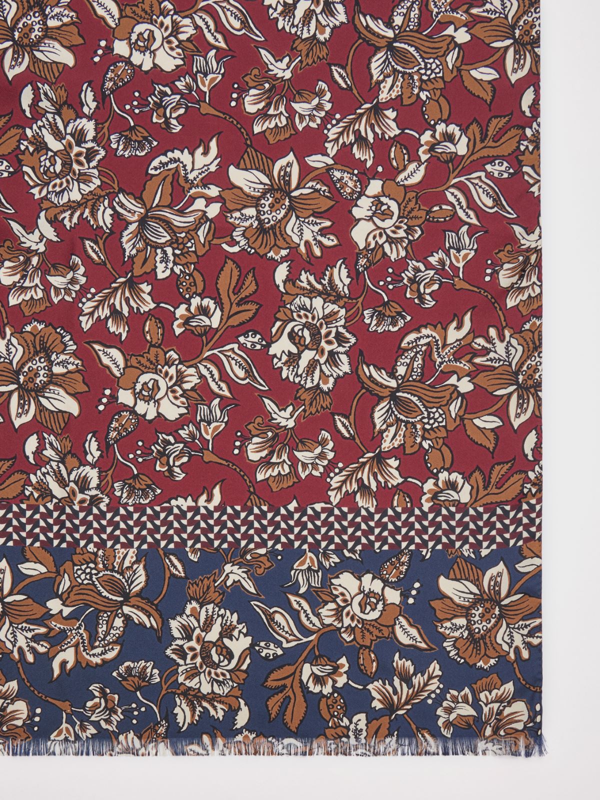 Printed silk stole - BORDEAUX - Max Mara - 2
