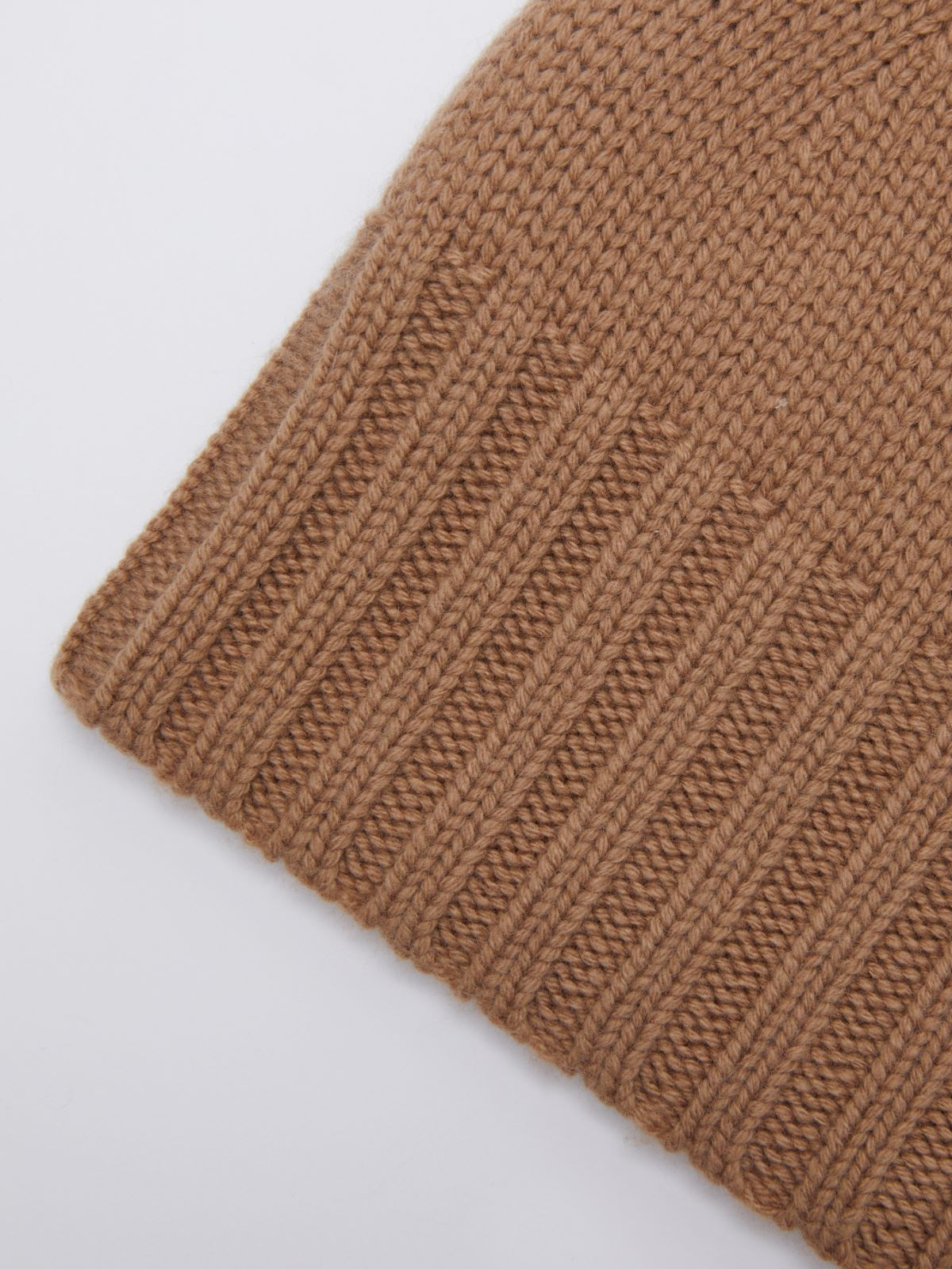 Wool and cashmere beanie hat - CAMEL - Max Mara - 2