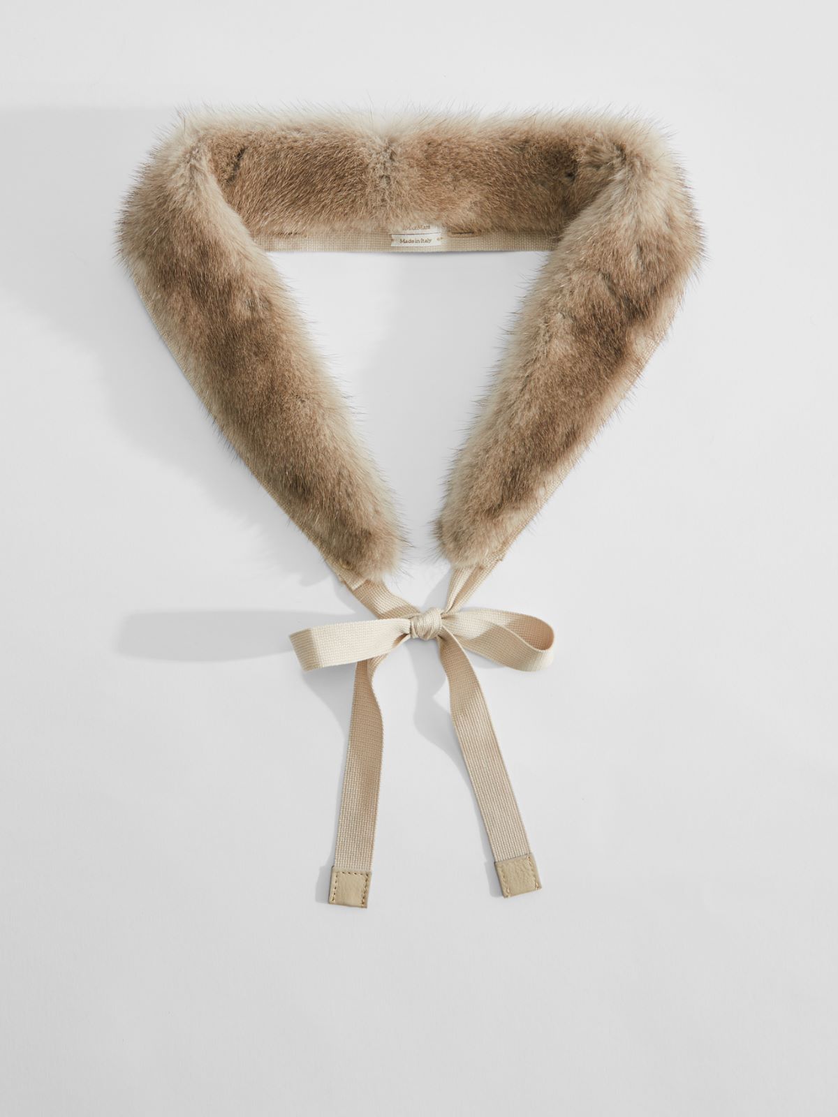 Mink-trimmed hood - DARK GREY - Max Mara