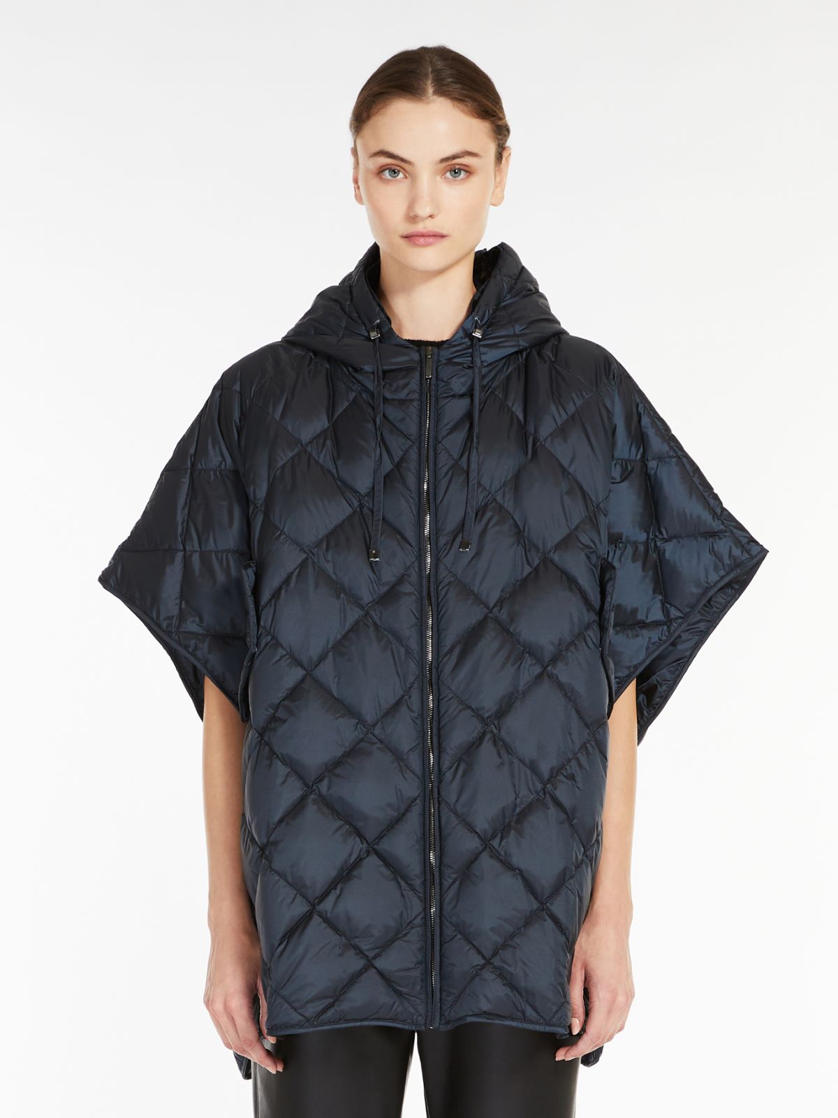 Water-repellent canvas cape - MIDNIGHTBLUE - Max Mara - 2