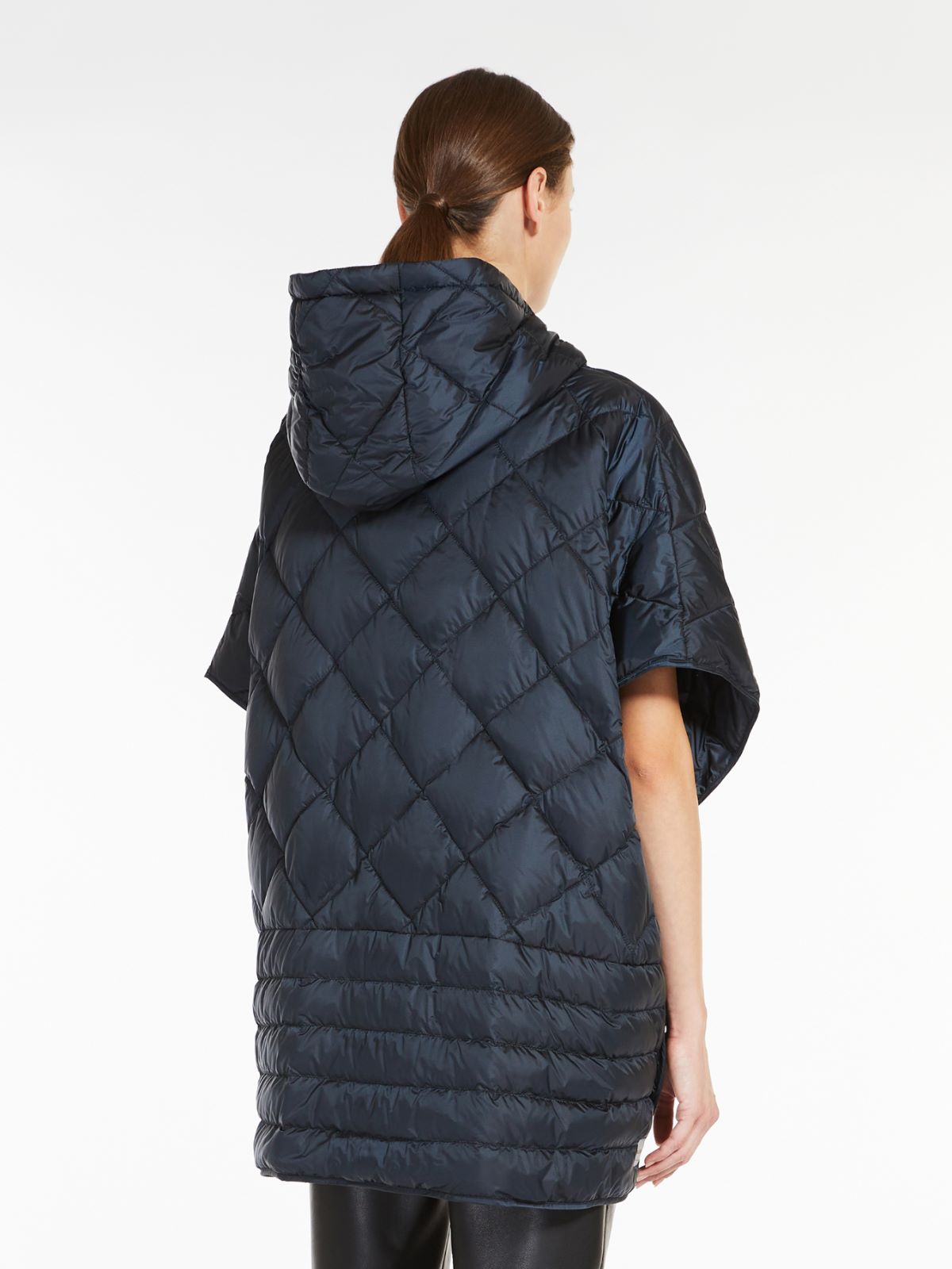 Water-repellent canvas cape - MIDNIGHTBLUE - Max Mara - 3