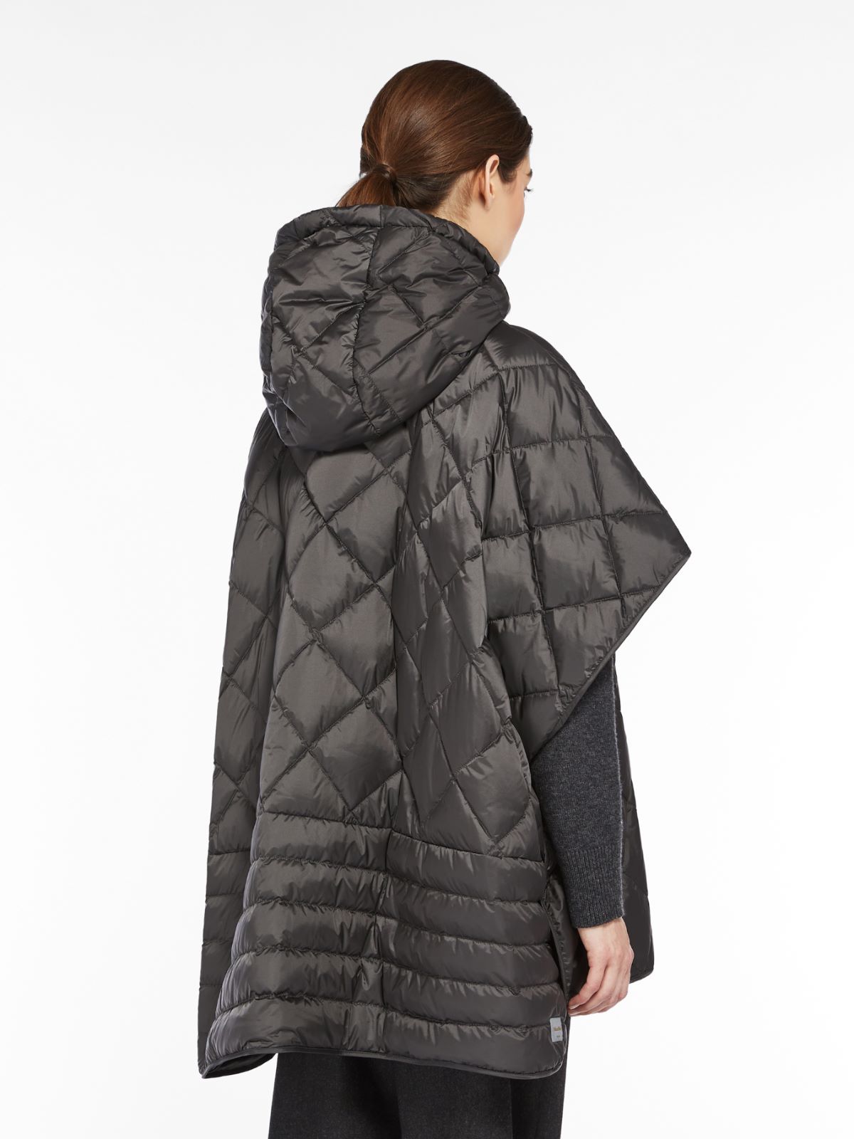 Water-repellent canvas cape - DARK GREY - Max Mara - 3