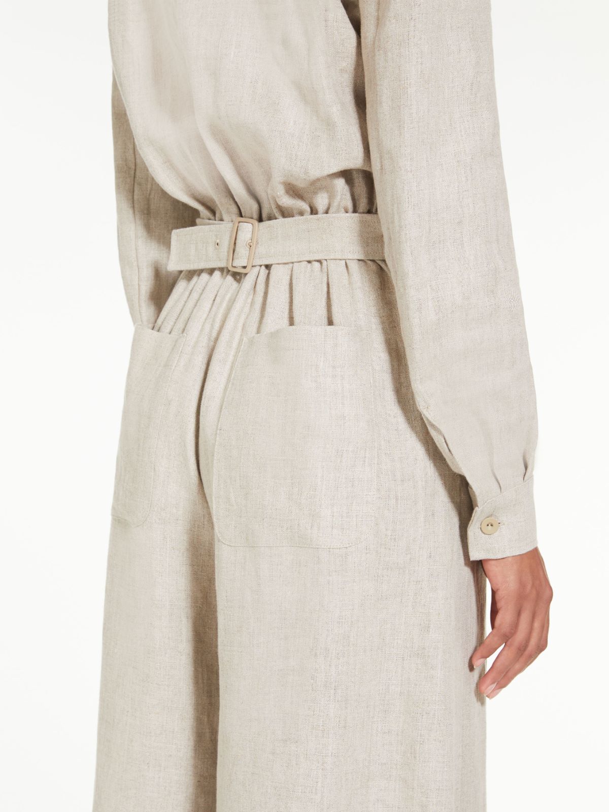 Linen workwear jumpsuit - COLONIAL - Max Mara - 4