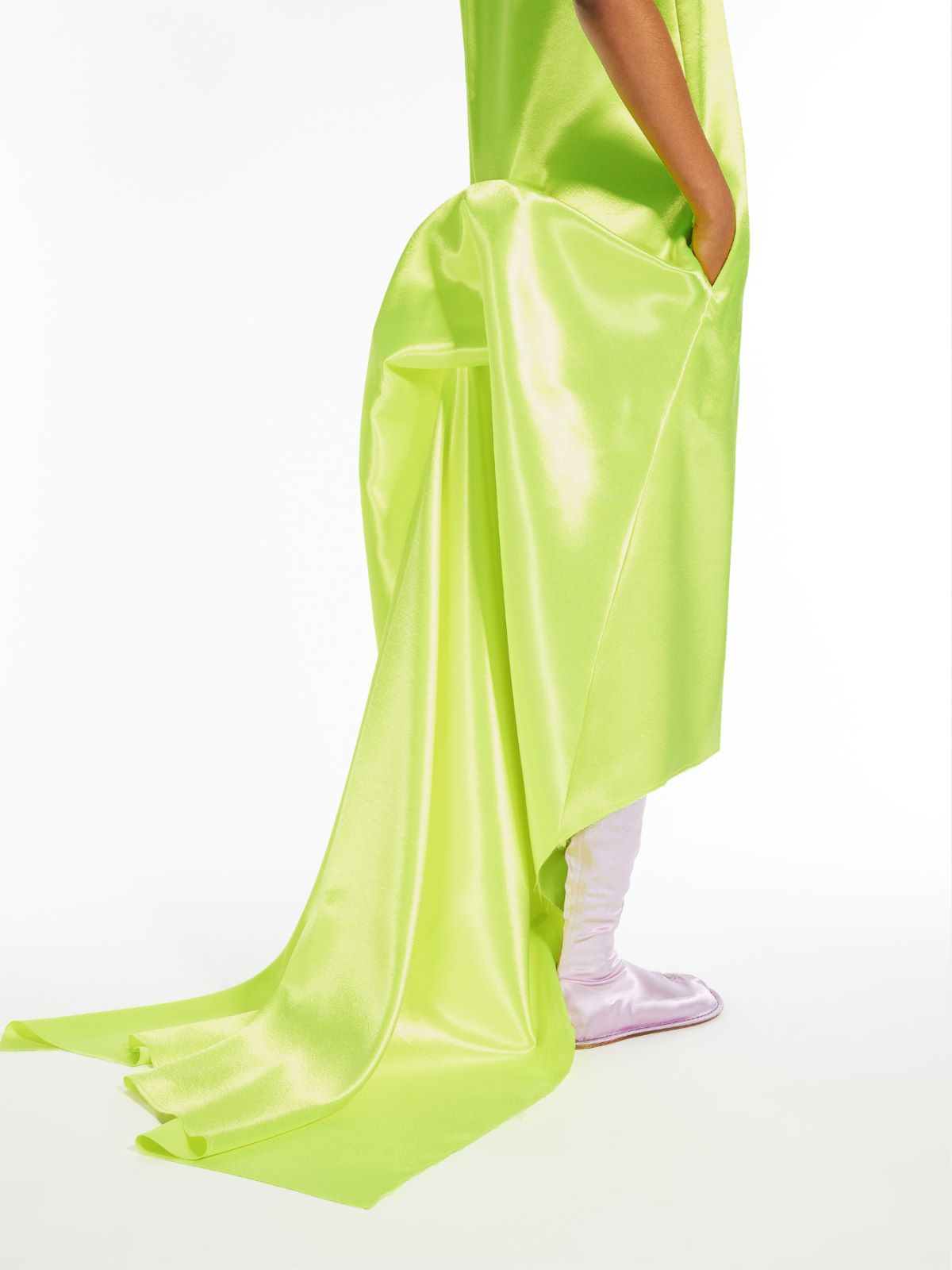 Sleeveless dress - BRIGHT YELLOW - Max Mara - 4
