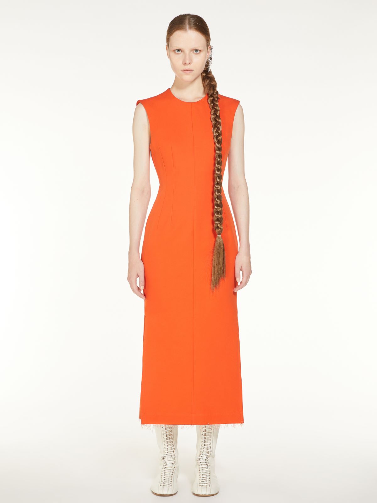 Long sleeveless dress - TANGERINE - Max Mara - 2