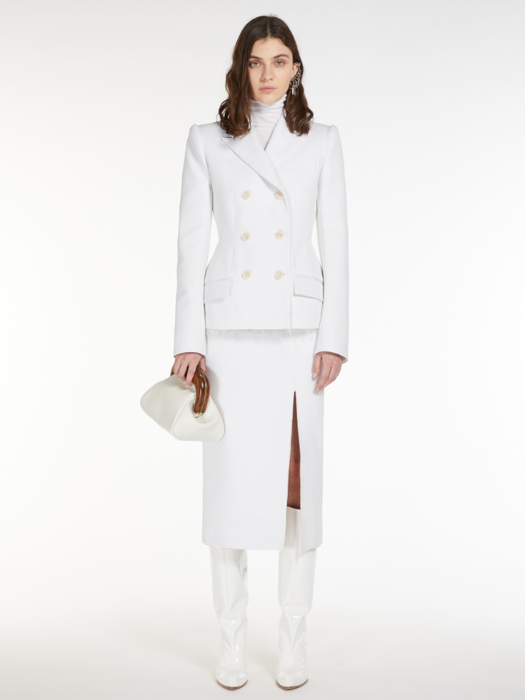 Polo-neck sweater - WHITE - Max Mara