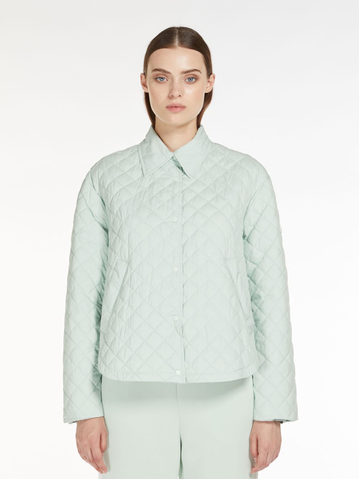 Water-resistant fabric jacket - SAGE GREEN - Max Mara - 2
