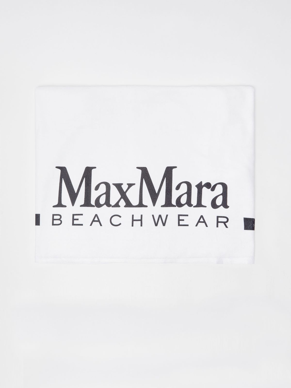 Printed terry beach towel - WHITE - Max Mara