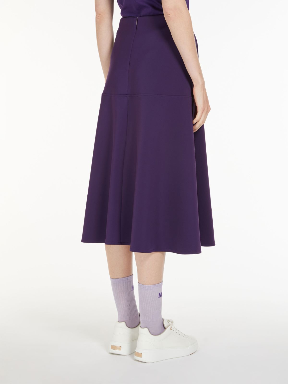 Neoprene skirt - PURPLE - Max Mara - 3