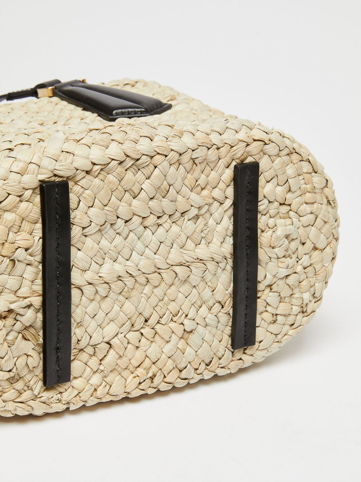 Straw bucket bag - SAND - Max Mara - 5