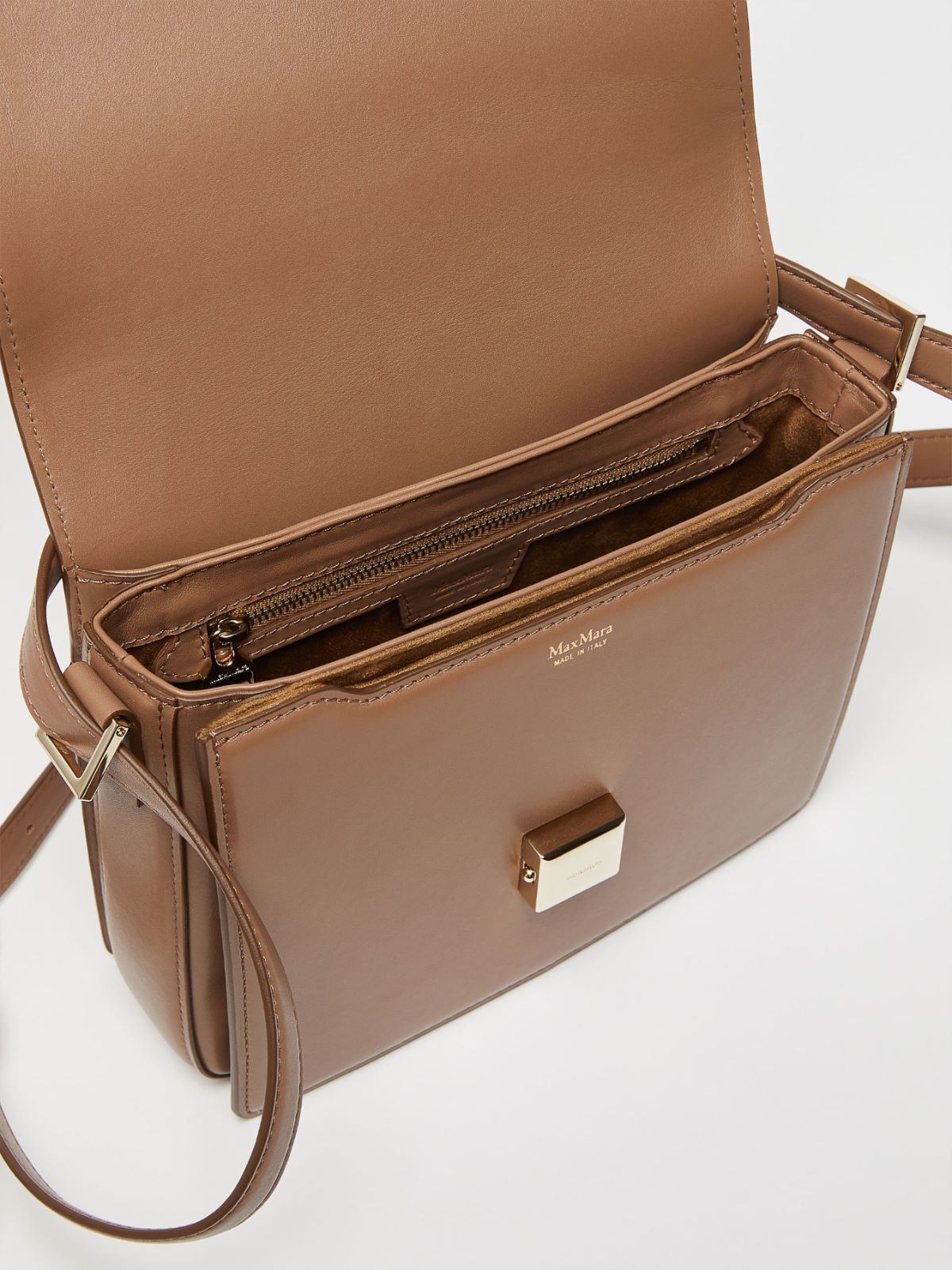 Leather MM Bag - HAZELNUT BROWN - Max Mara - 6