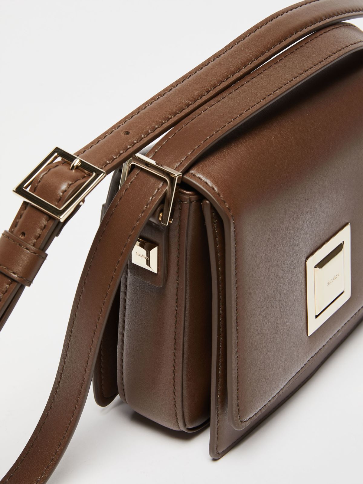 MM Bag Small in pelle - CAFFE` - Max Mara - 4