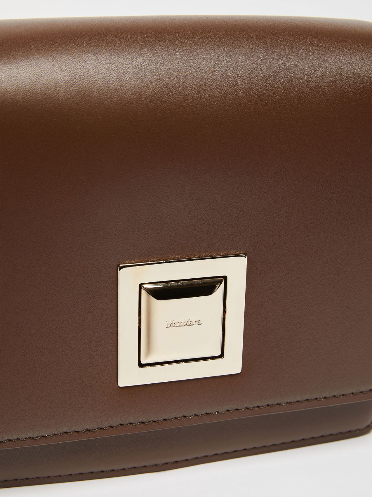 MM Bag Small in pelle - CAFFE` - Max Mara - 5