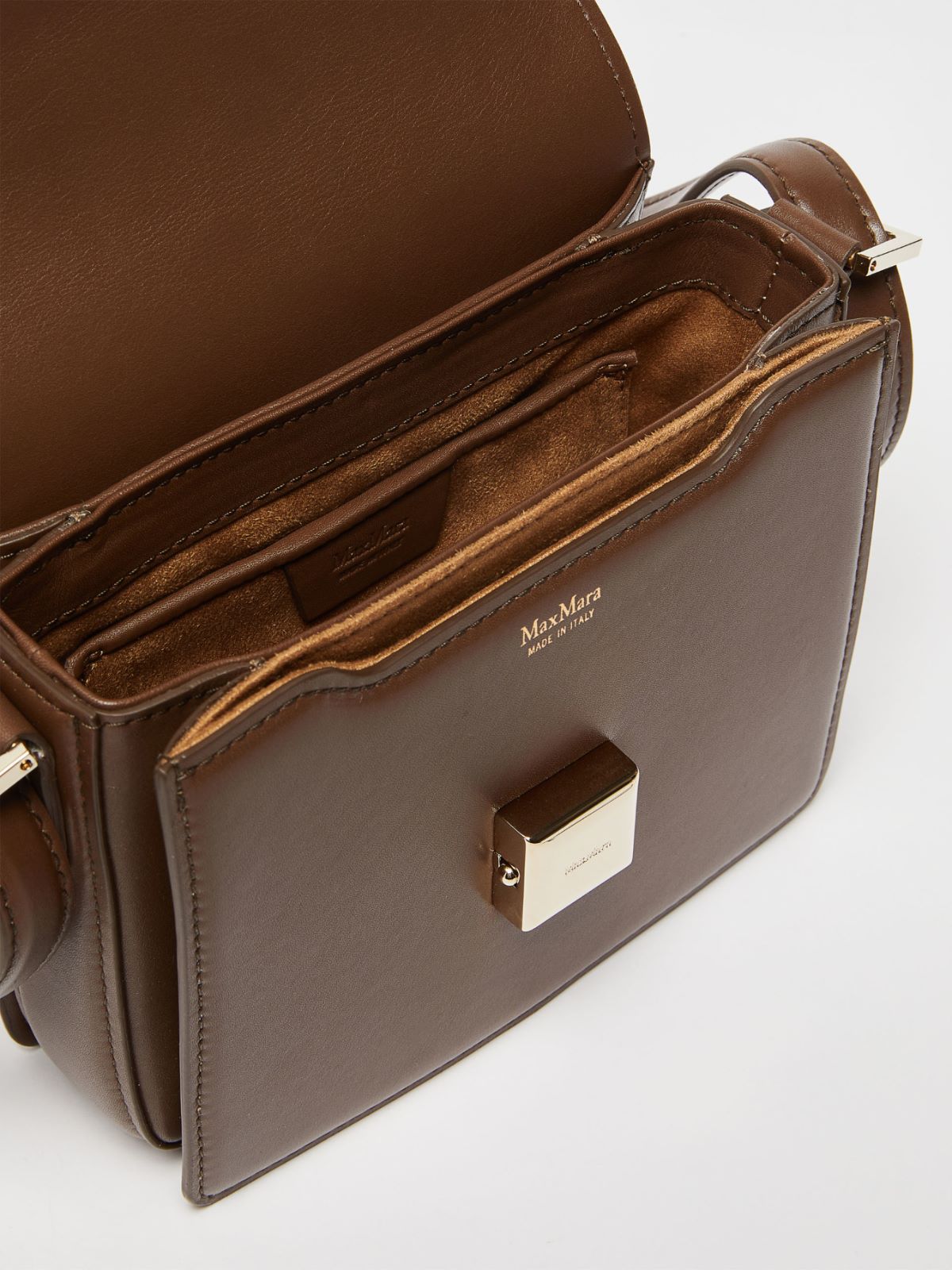 MM Bag Small in pelle - CAFFE` - Max Mara - 6