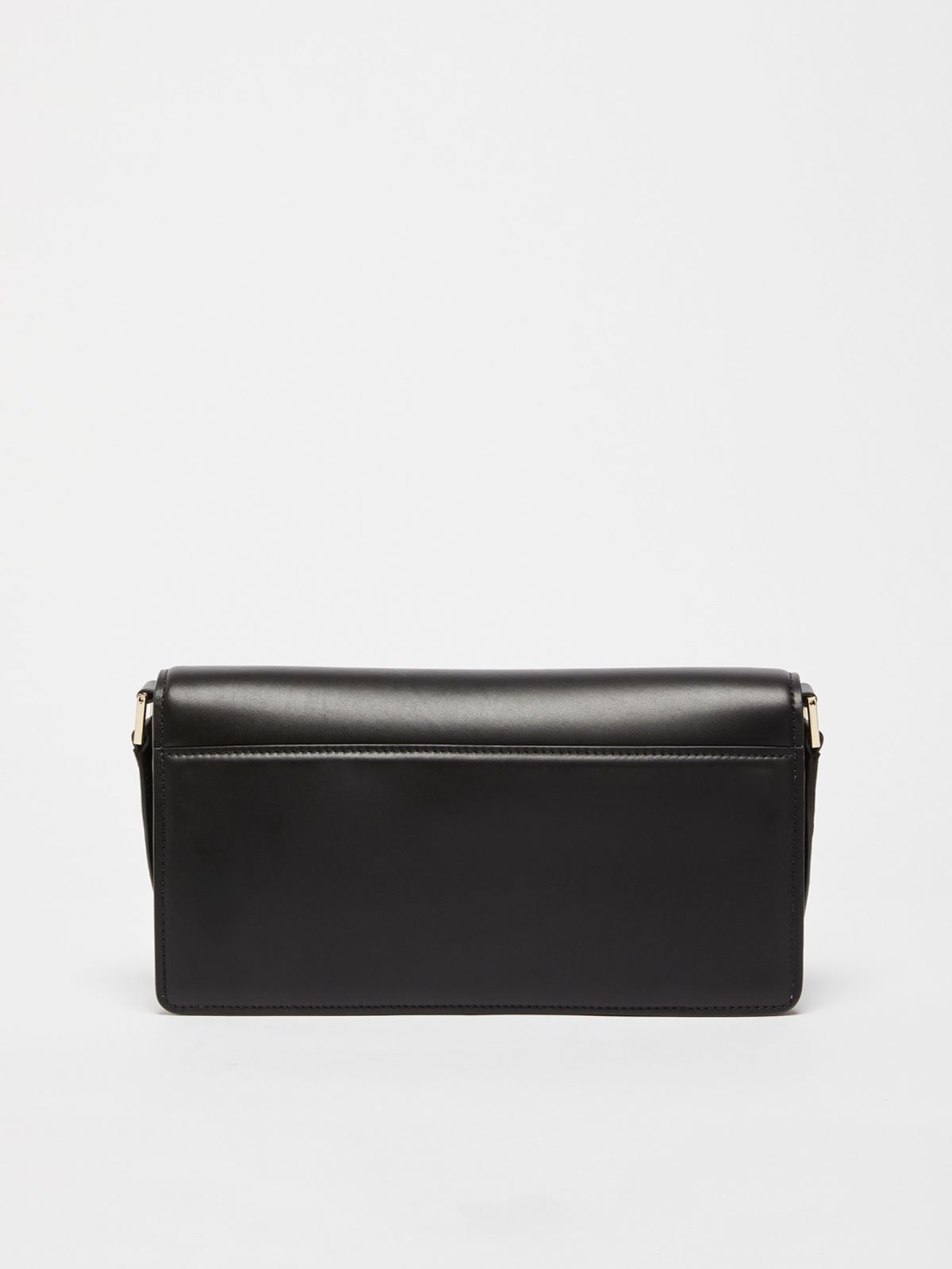 MM leather clutch bag - BLACK - Max Mara - 3