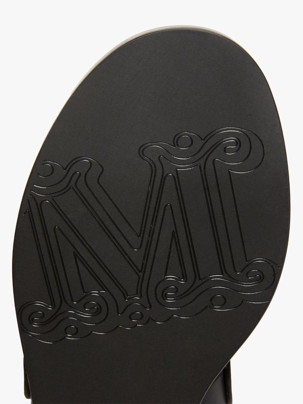 Sandales en cuir - NOIR - Max Mara - 5