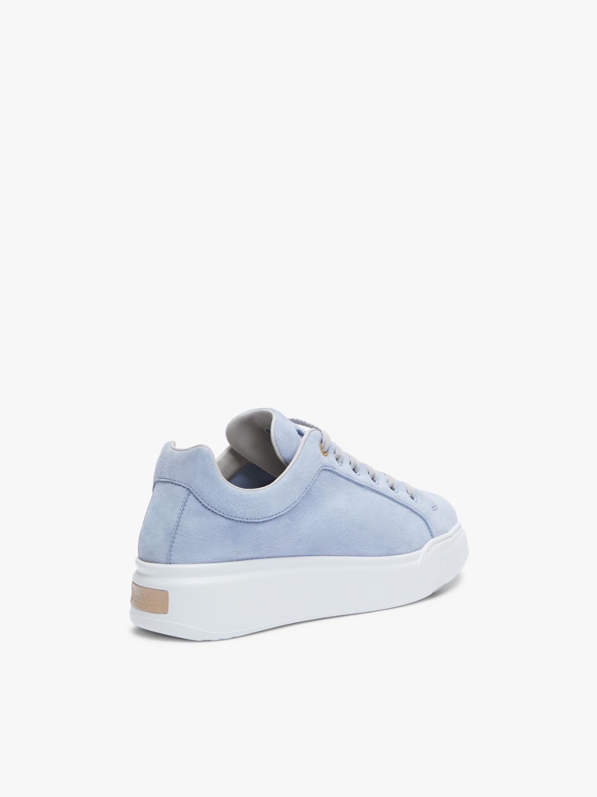 Suede sneakers - LIGHT BLUE - Max Mara - 3