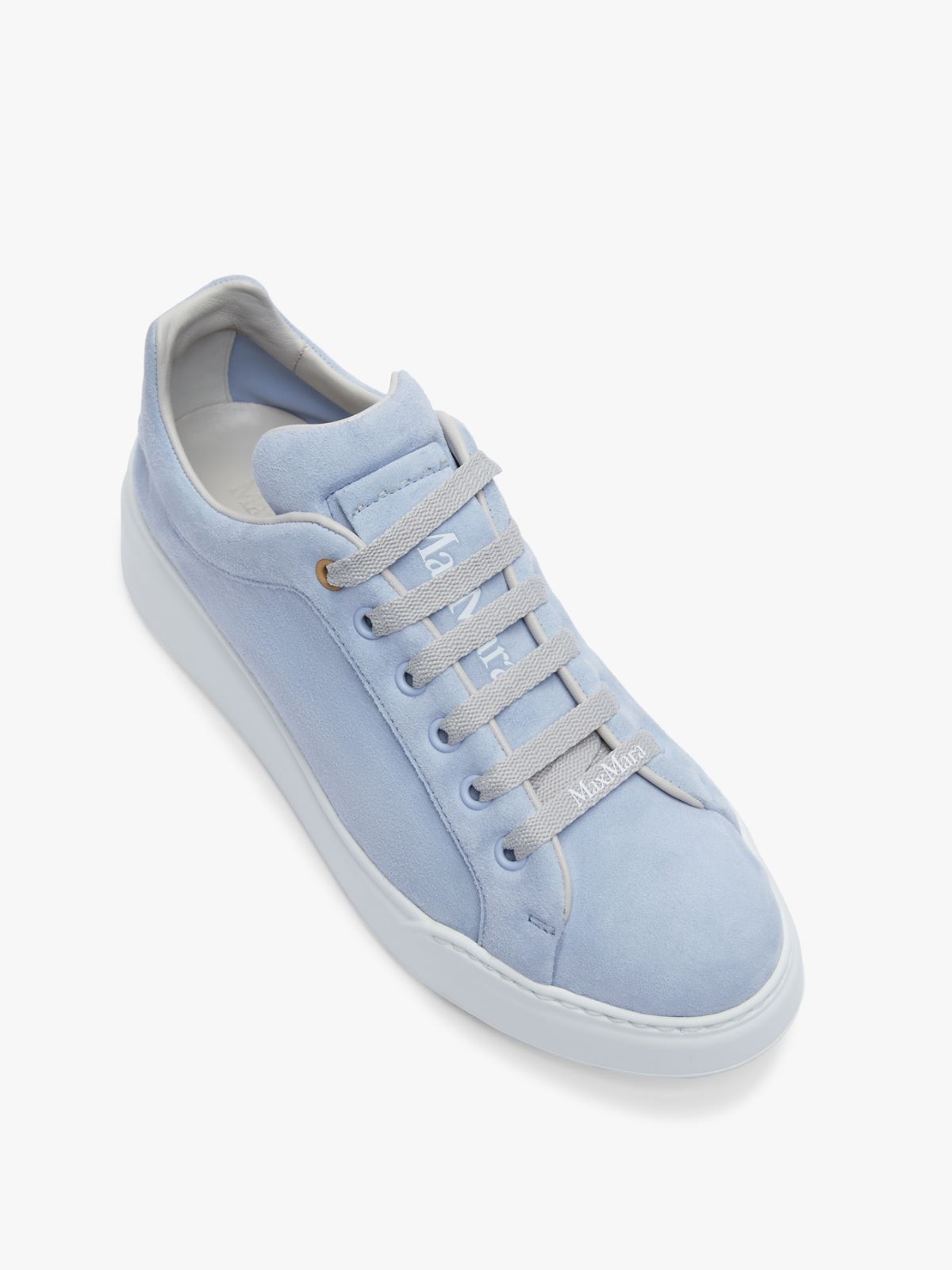 Suede sneakers - LIGHT BLUE - Max Mara - 5