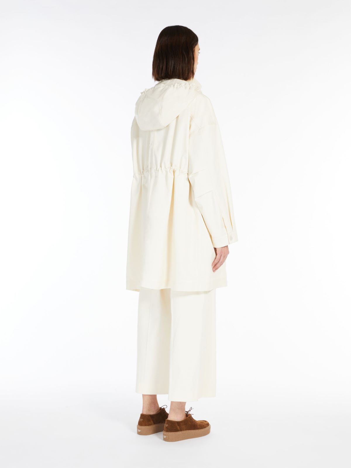 Water-resistant cotton parka - IVORY - Max Mara - 3