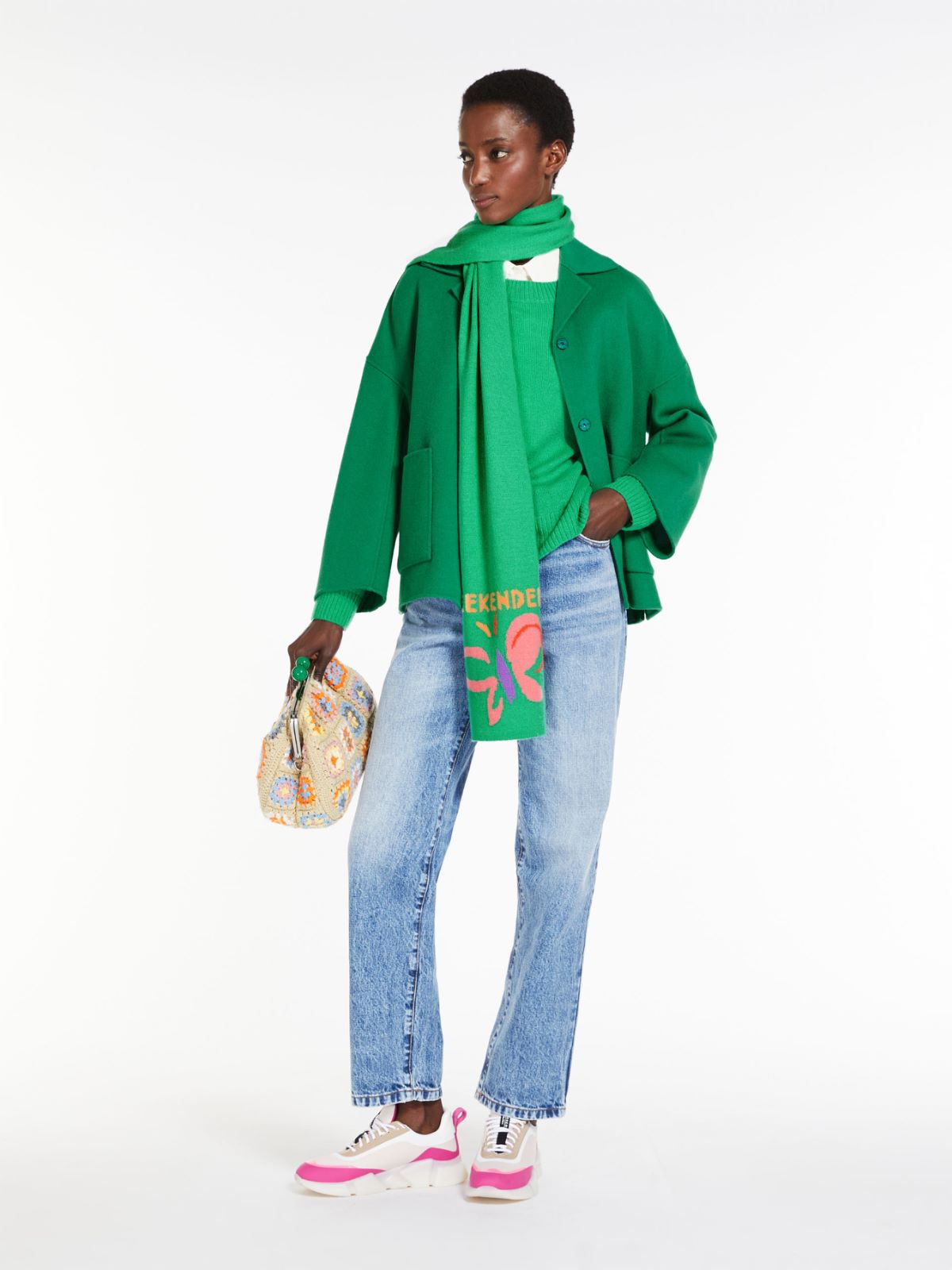 Relaxed-fit jacket - GREEN - Max Mara