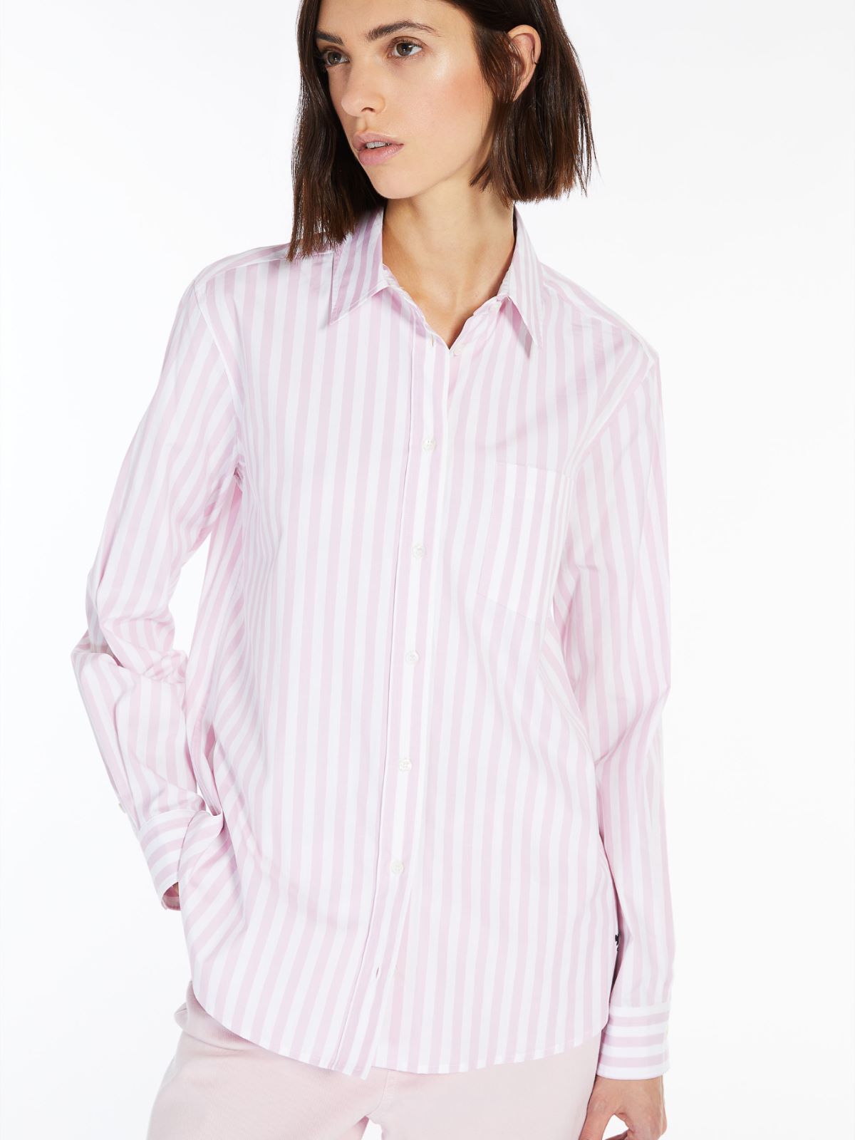 Shirt in organic cotton poplin - PEONY - Max Mara - 4