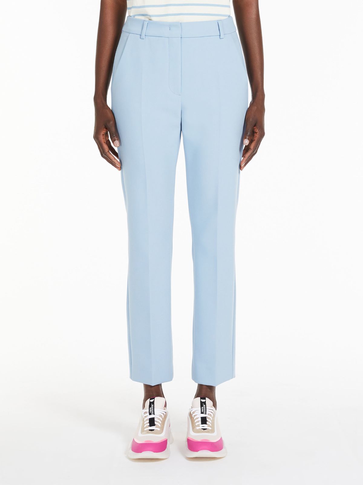 Canvas trousers - LIGHT BLUE - Max Mara - 2