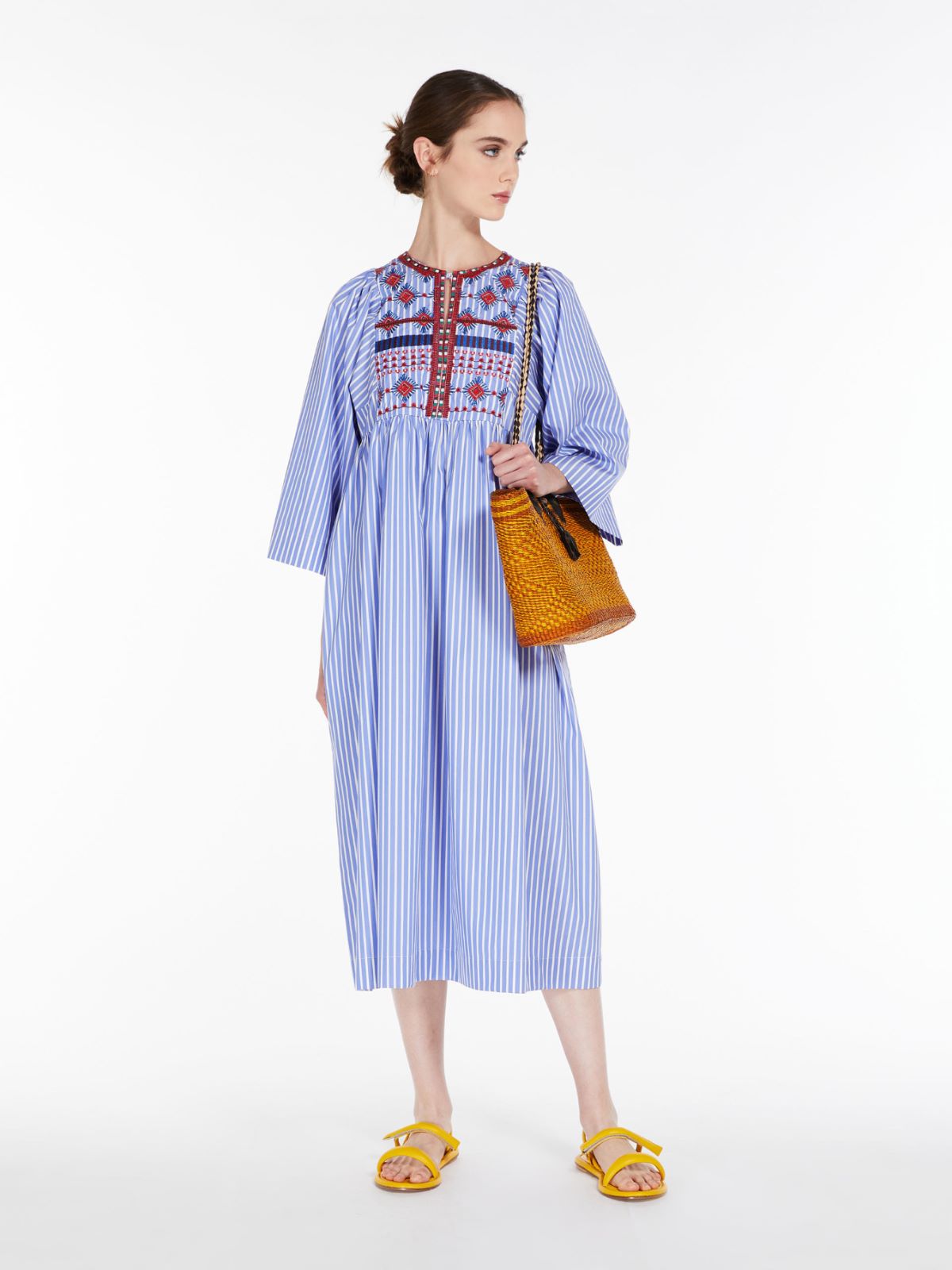 Abito in popeline di cotone organico - BLUETTE - Max Mara