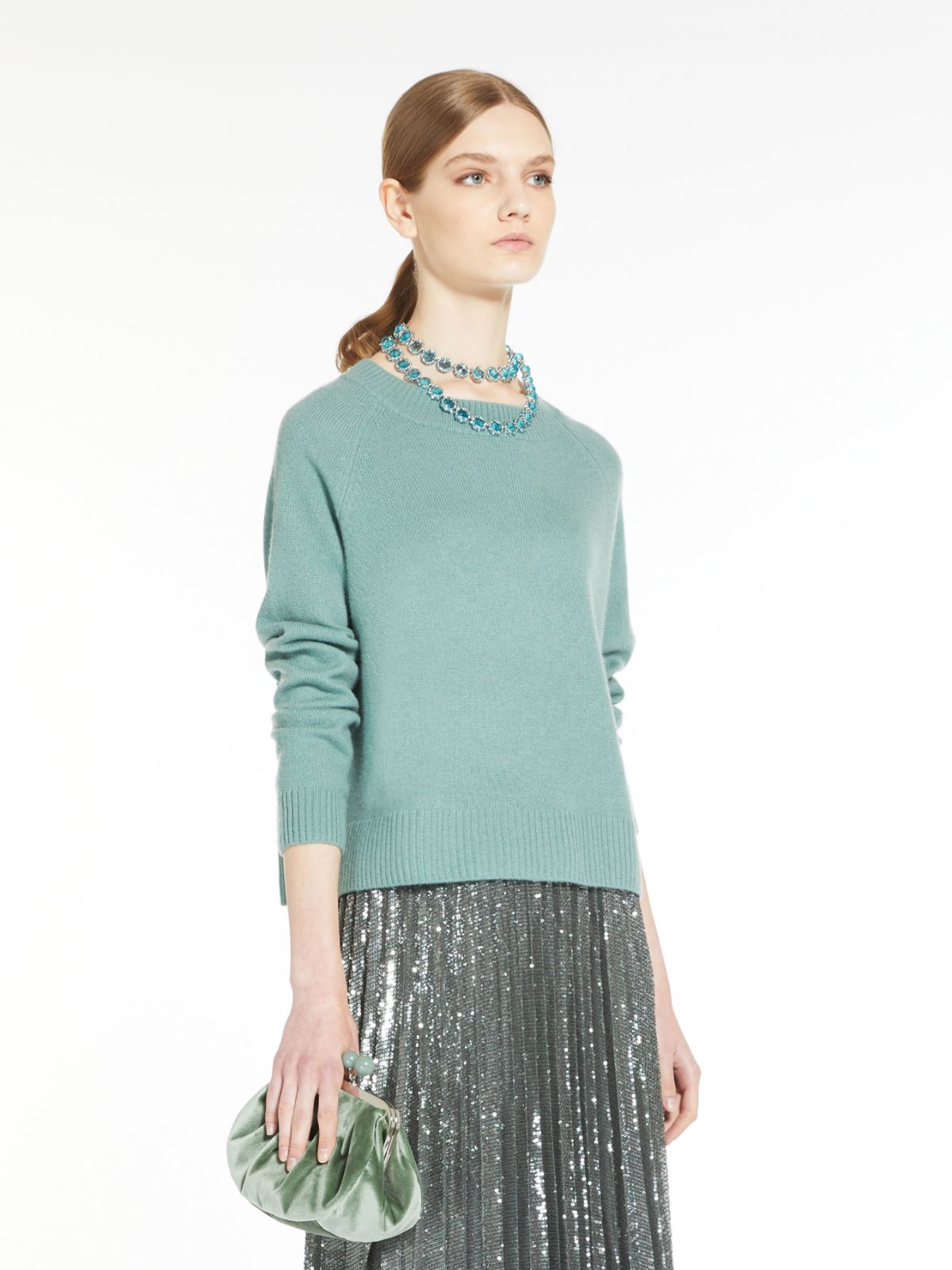 Pull en cachemire - VERT SAUGE - Max Mara - 4