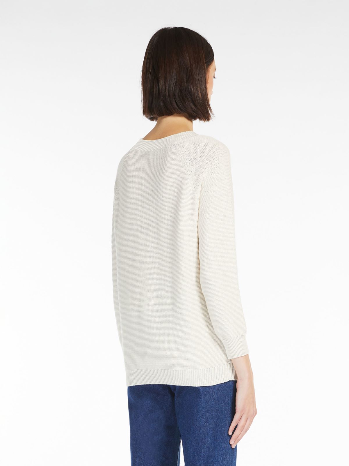 Cotton-yarn jumper - IVORY - Max Mara - 3