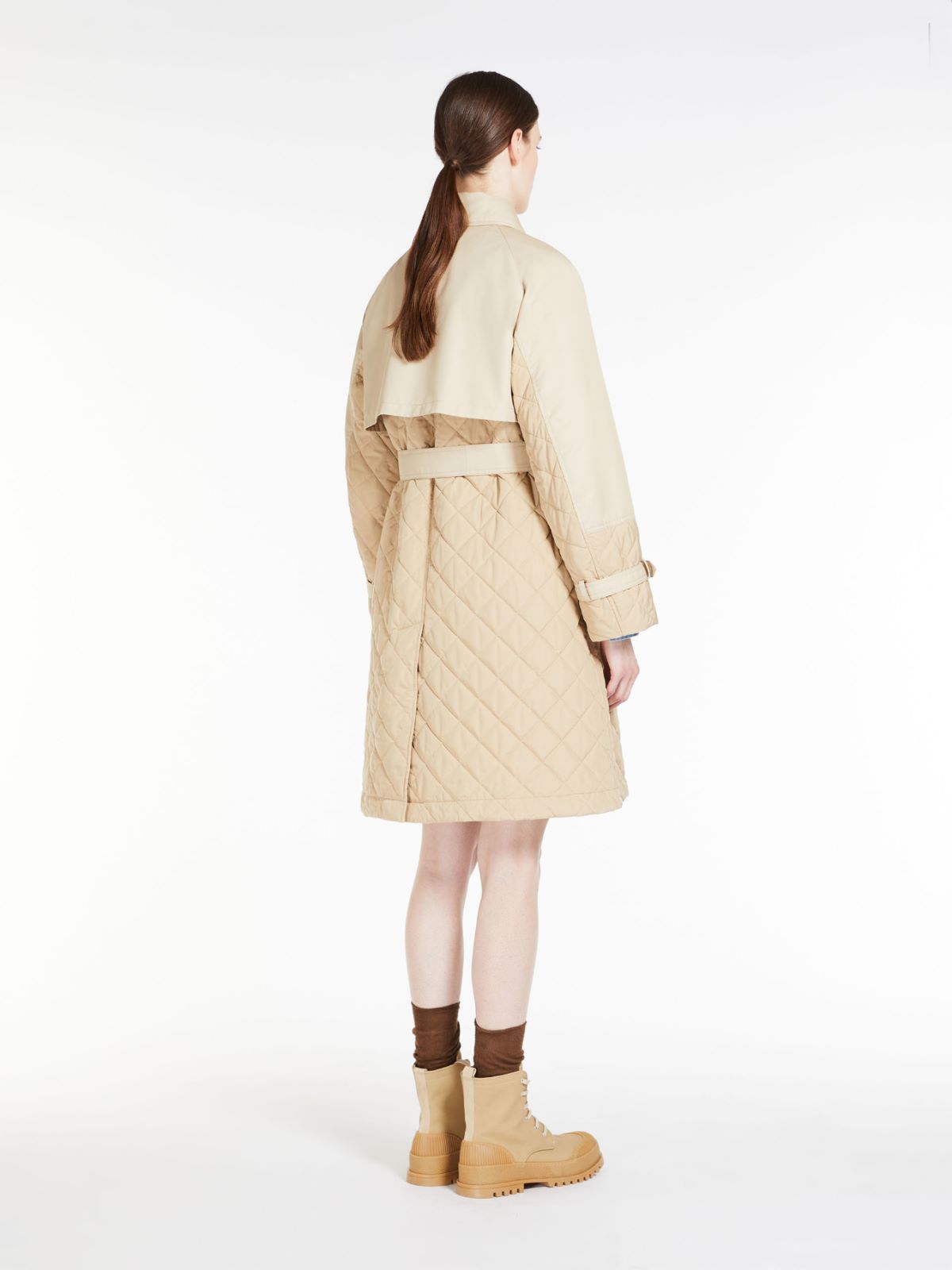 Water-resistant fabric trench coat - BEIGE - Max Mara - 3