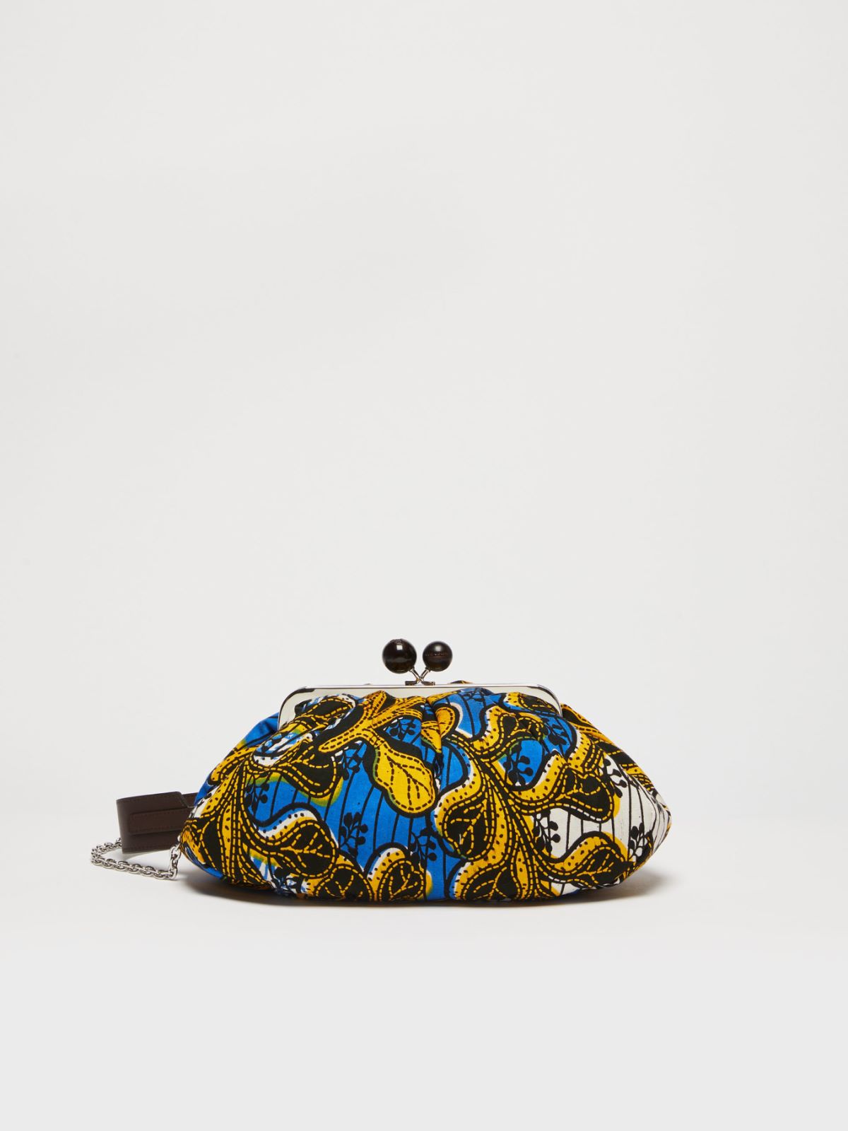 Medium Pasticcino Bag in cotton - CORNFLOWER BLUE - Max Mara