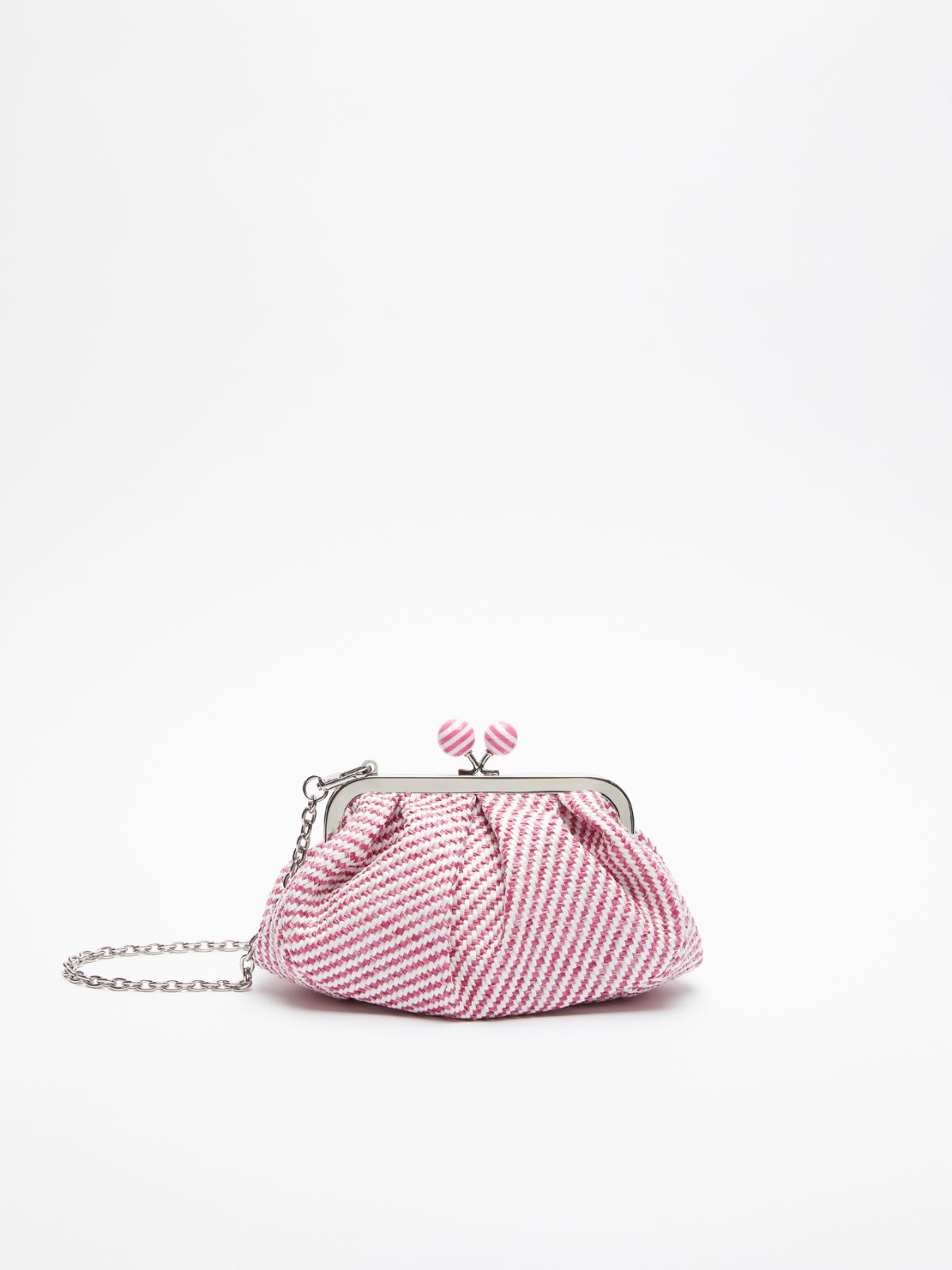 Small Pasticcino Bag in raffia - PINK - Max Mara