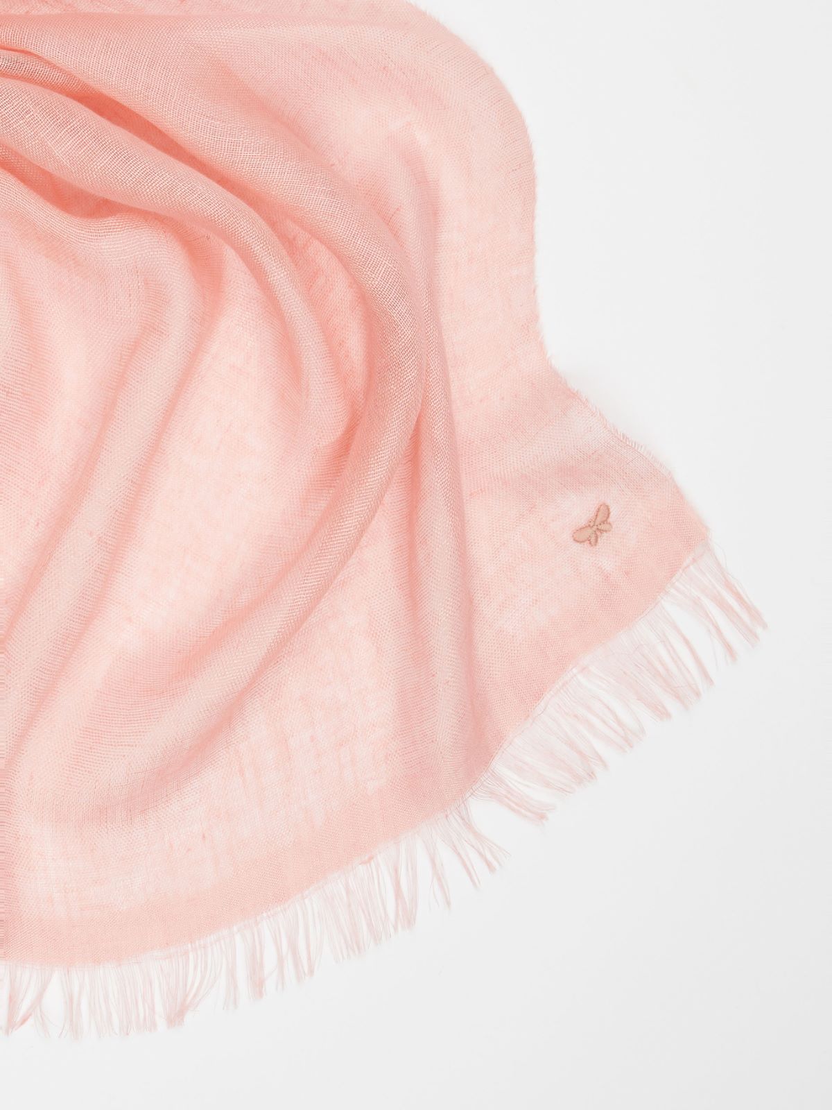 Linen stole - PINK - Max Mara - 3