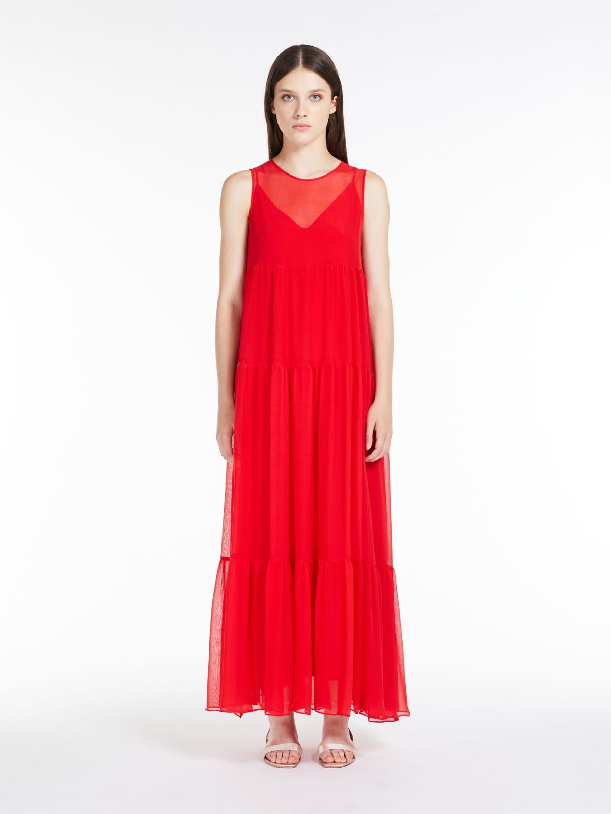 Abito misto seta - ROSSO - Max Mara - 2