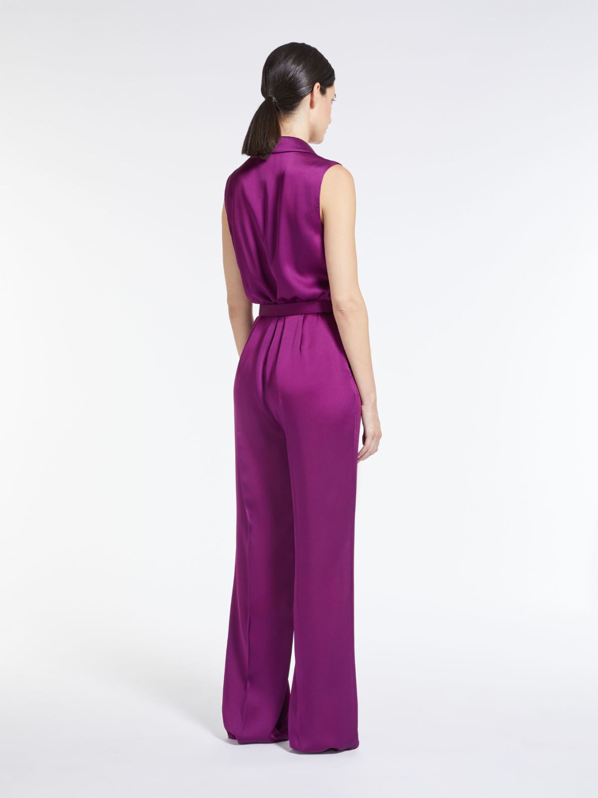 Envers satin jumpsuit - CYCLAMEN - Max Mara - 3