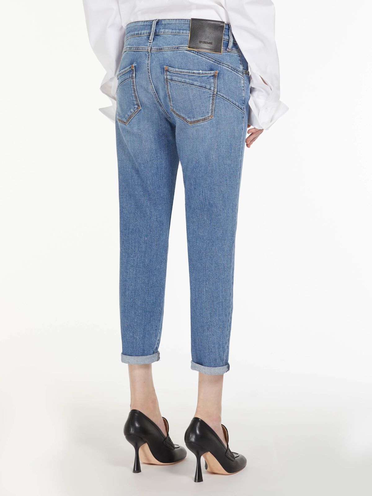 Low-rise cigarette jeans - MIDNIGHTBLUE - Max Mara - 3