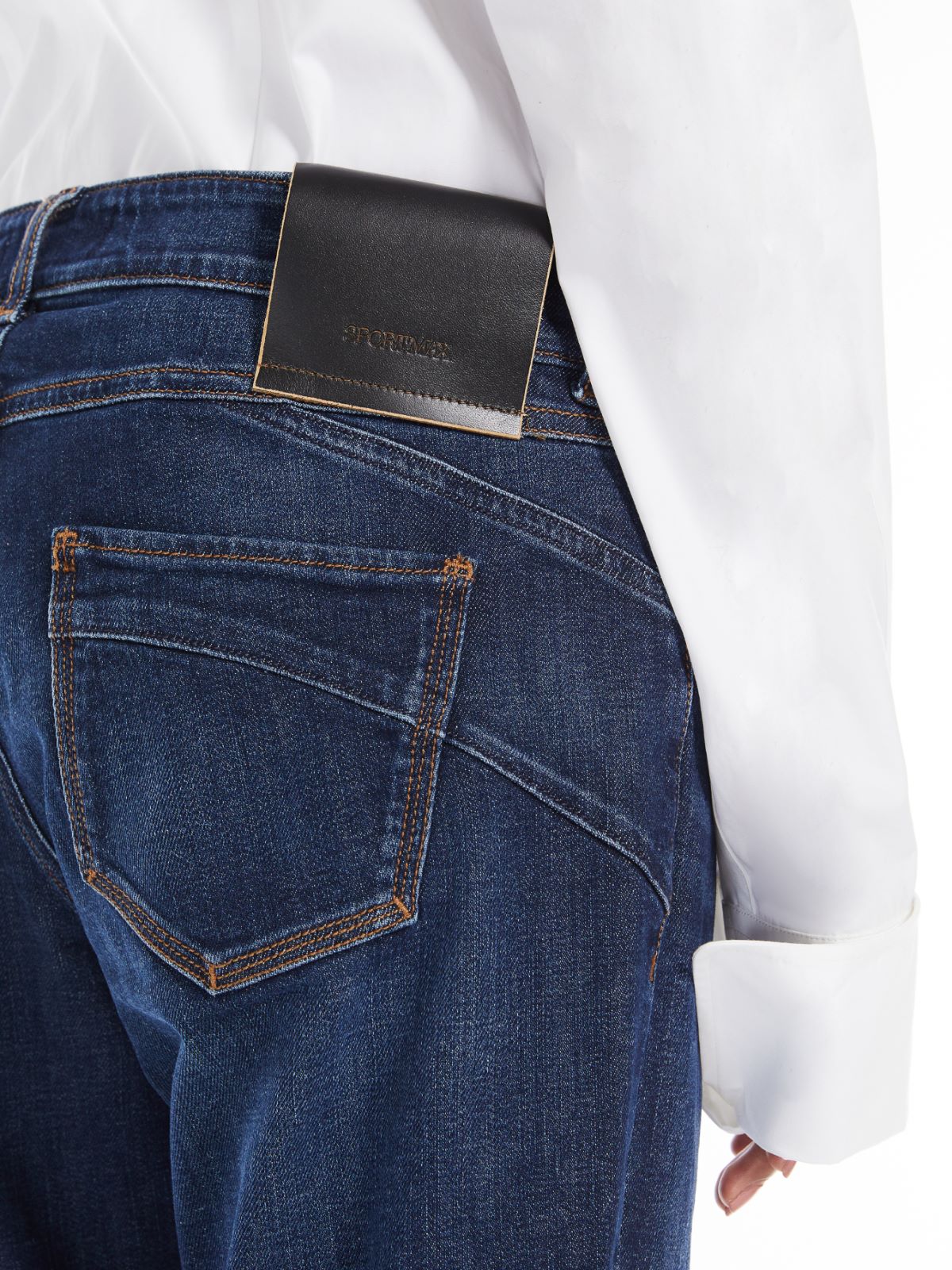Low-rise cigarette jeans - MIDNIGHTBLUE - Max Mara - 5